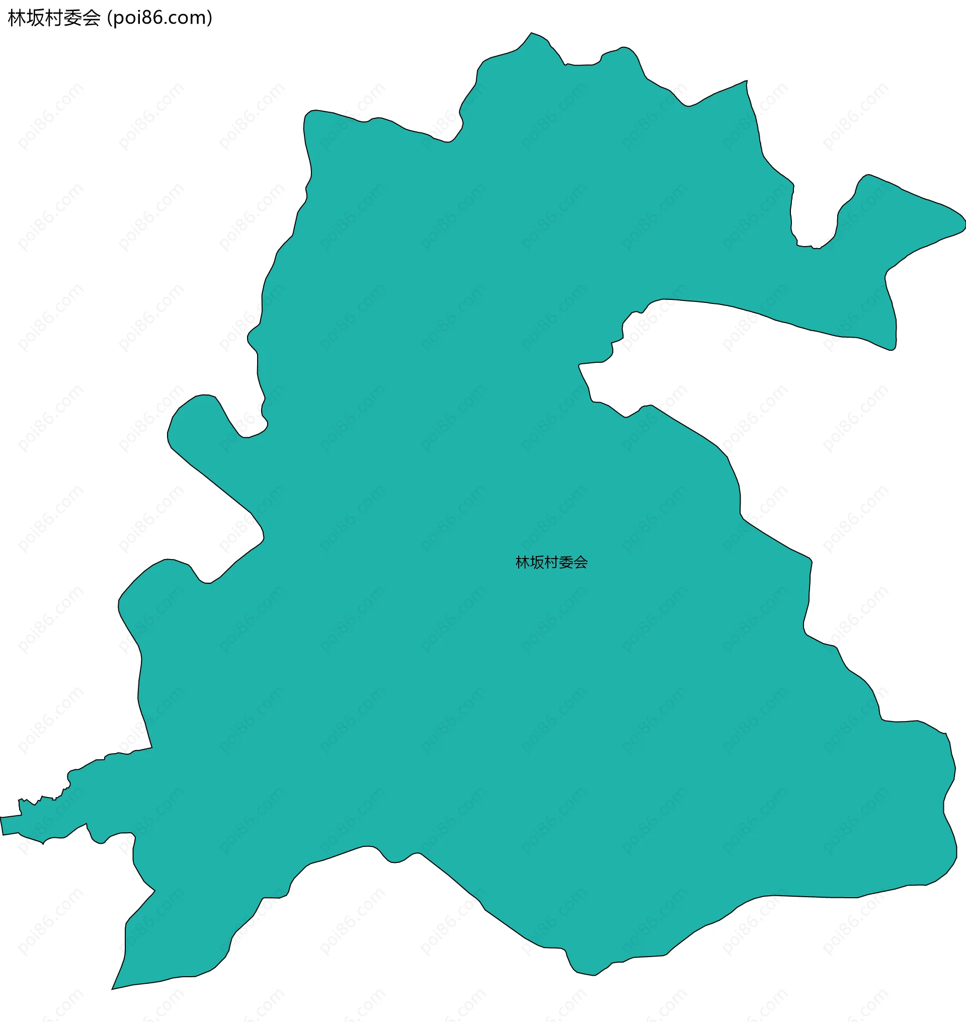 林坂村委会边界地图