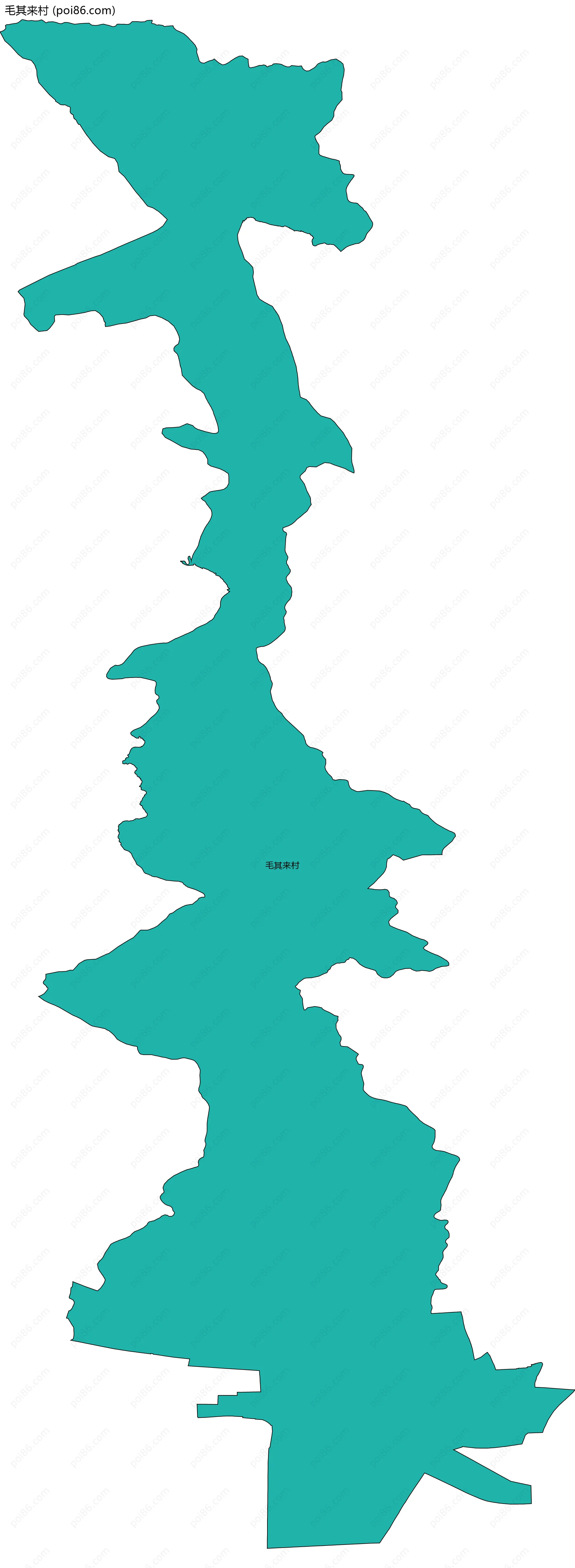 毛其来村边界地图