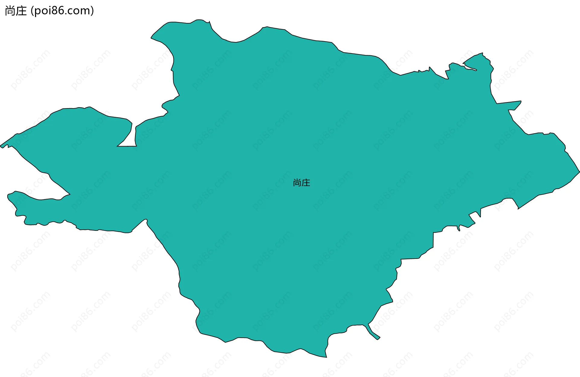 尚庄边界地图
