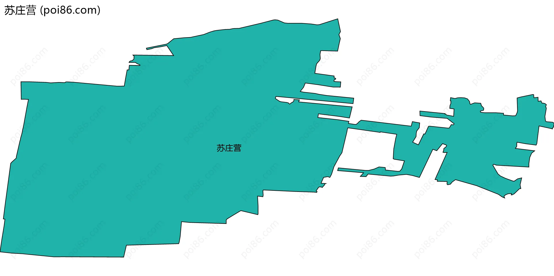 苏庄营边界地图