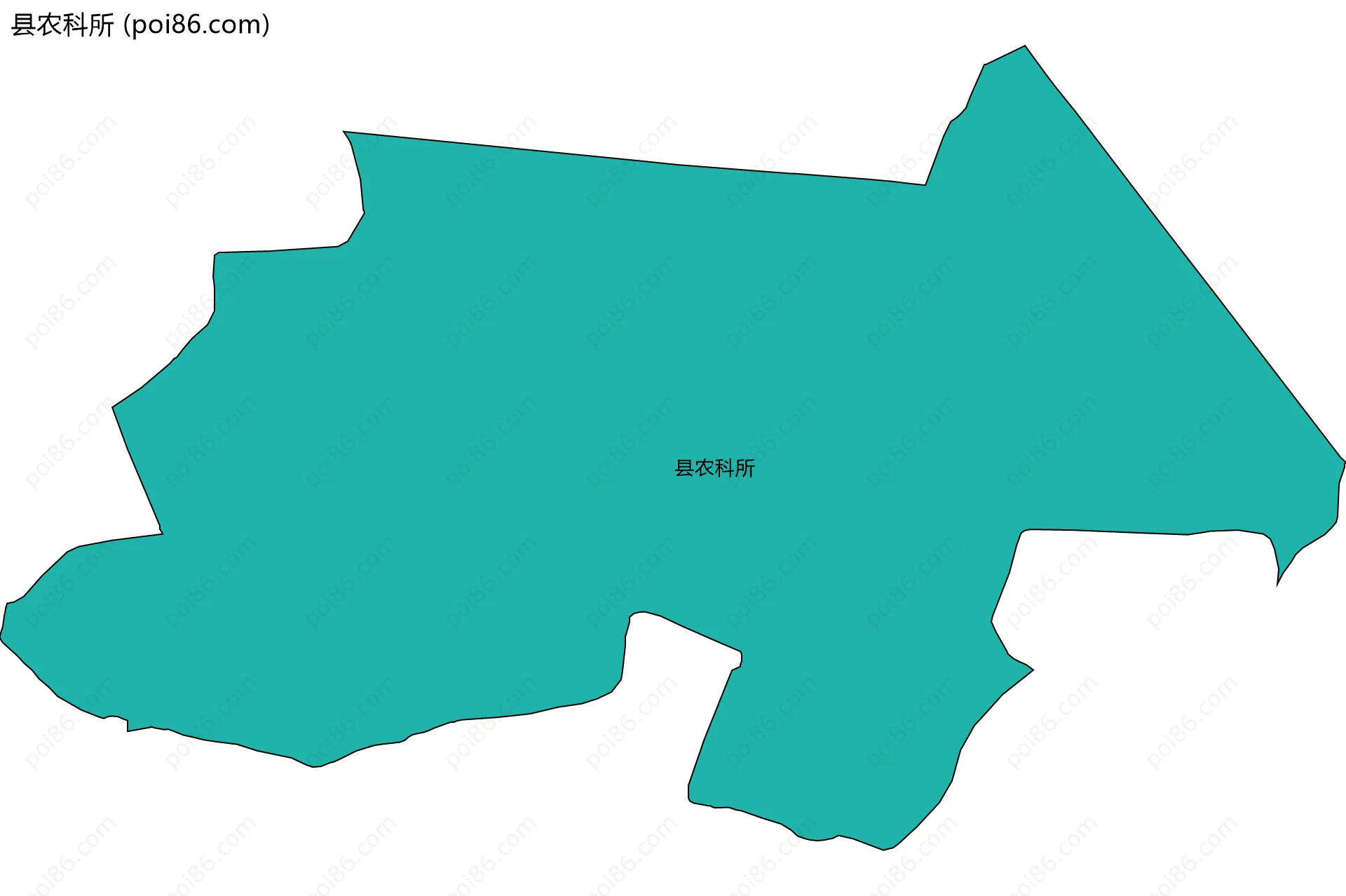 县农科所边界地图
