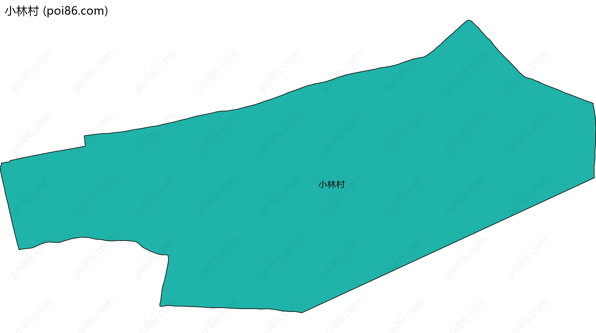 小林村边界地图
