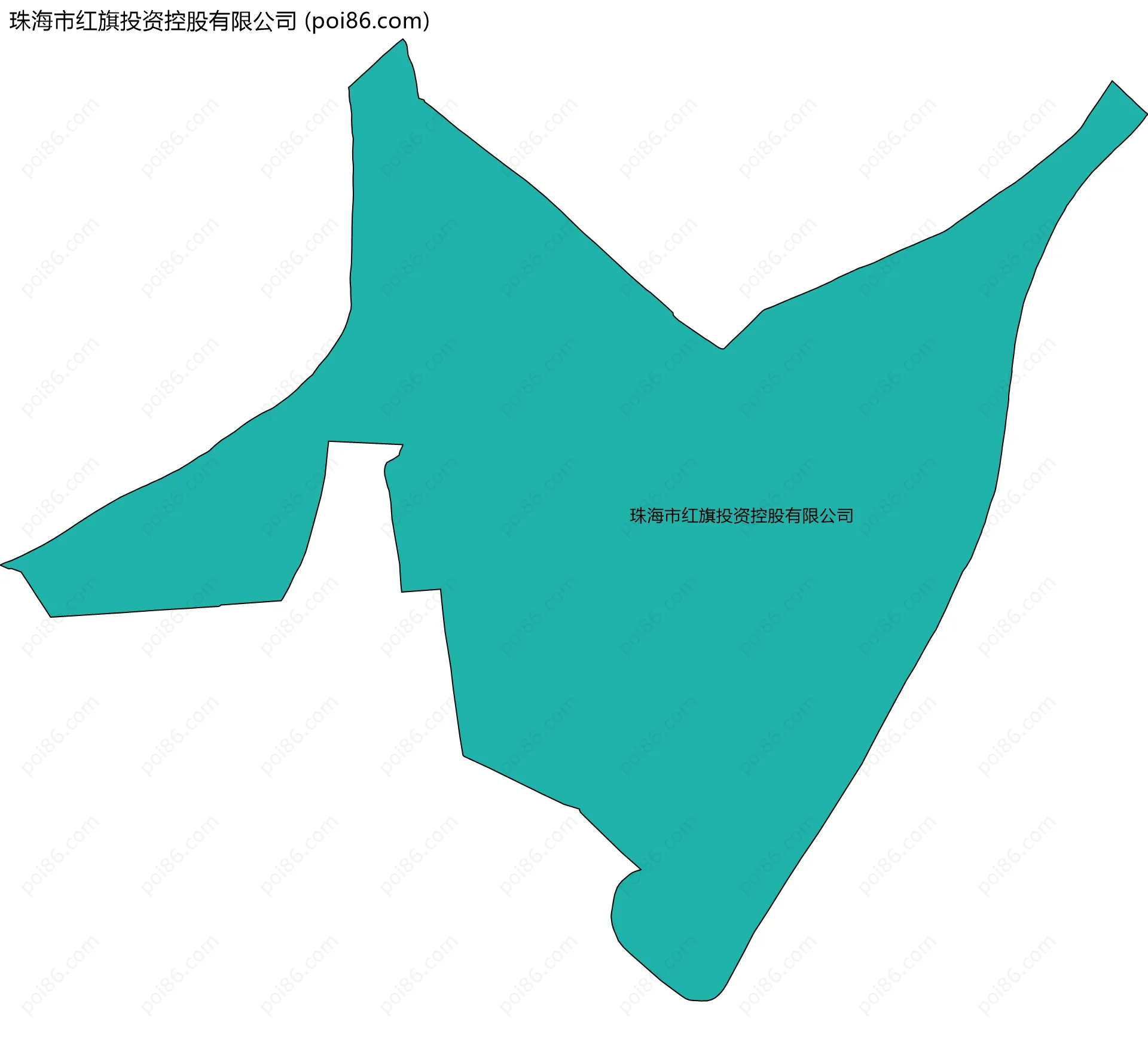 珠海市红旗投资控股有限公司边界地图