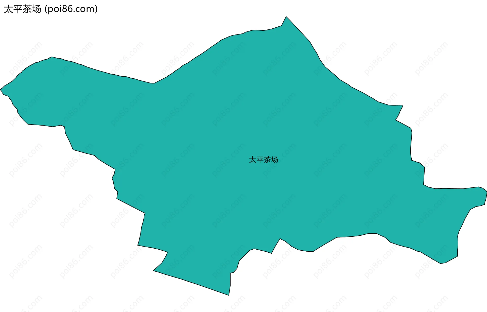太平茶场边界地图