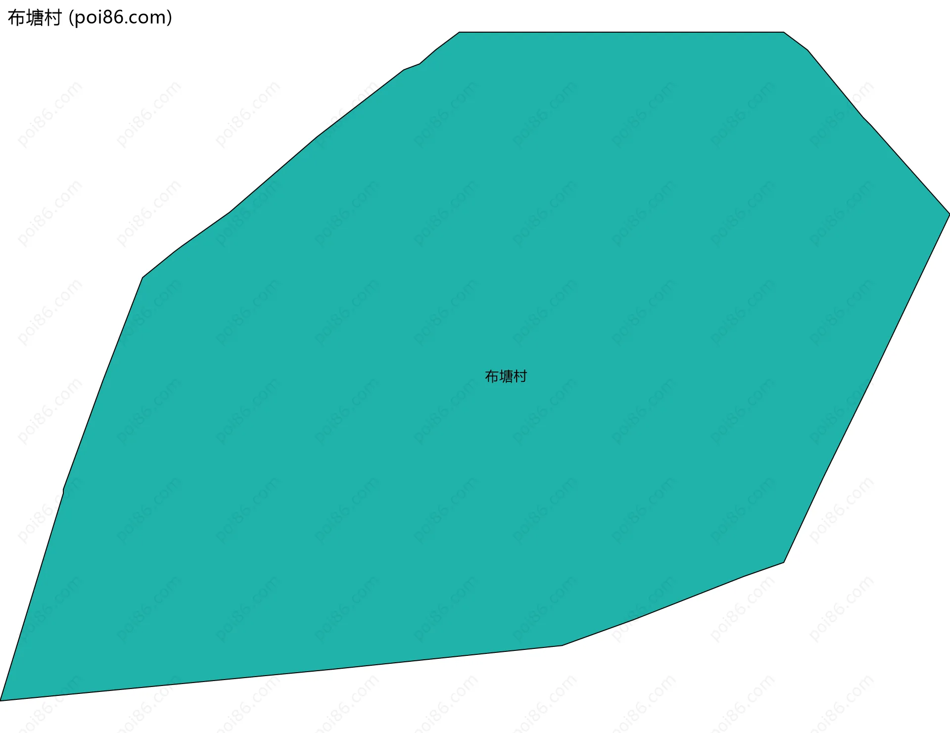 布塘村边界地图