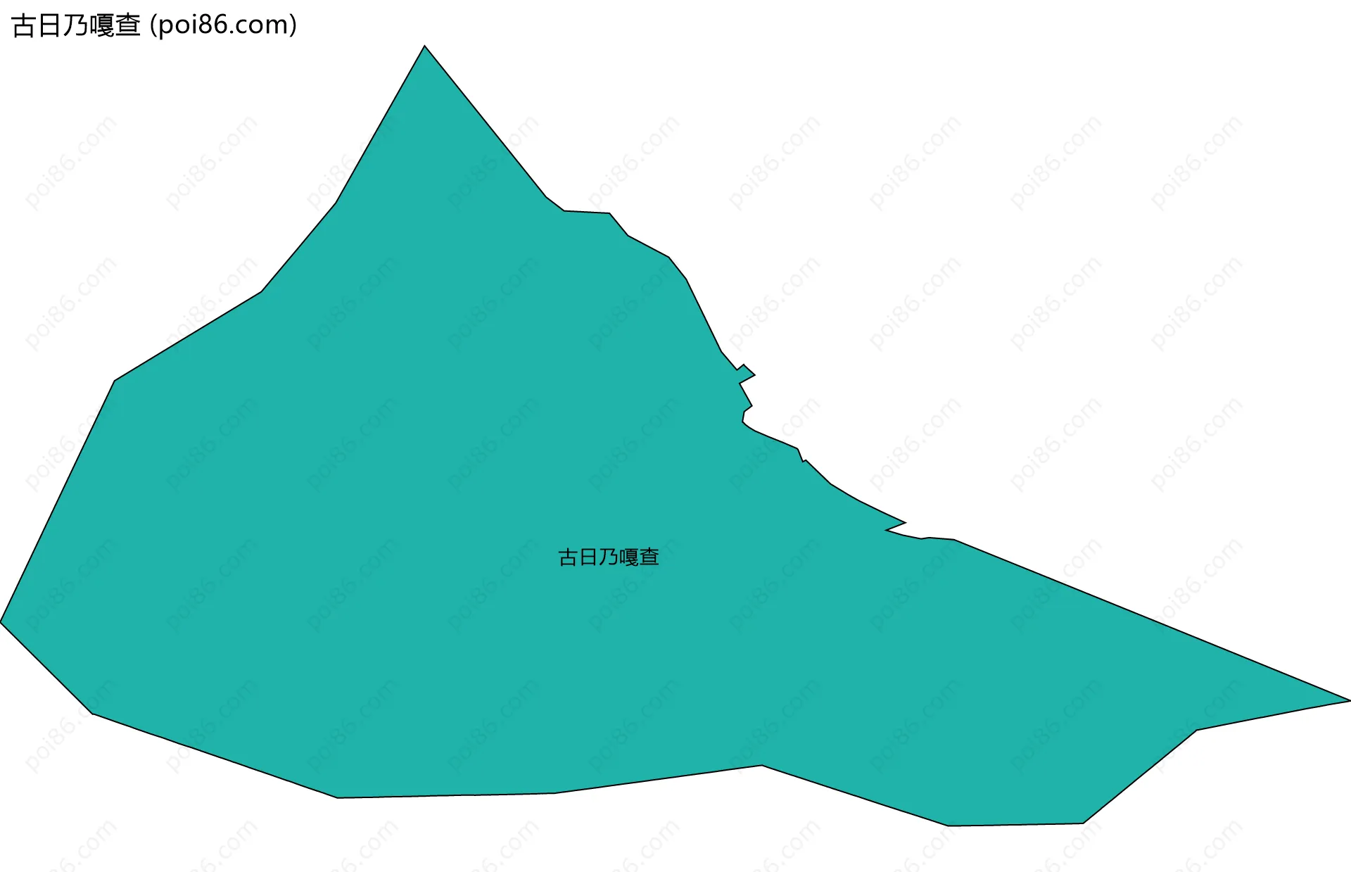古日乃嘎查边界地图