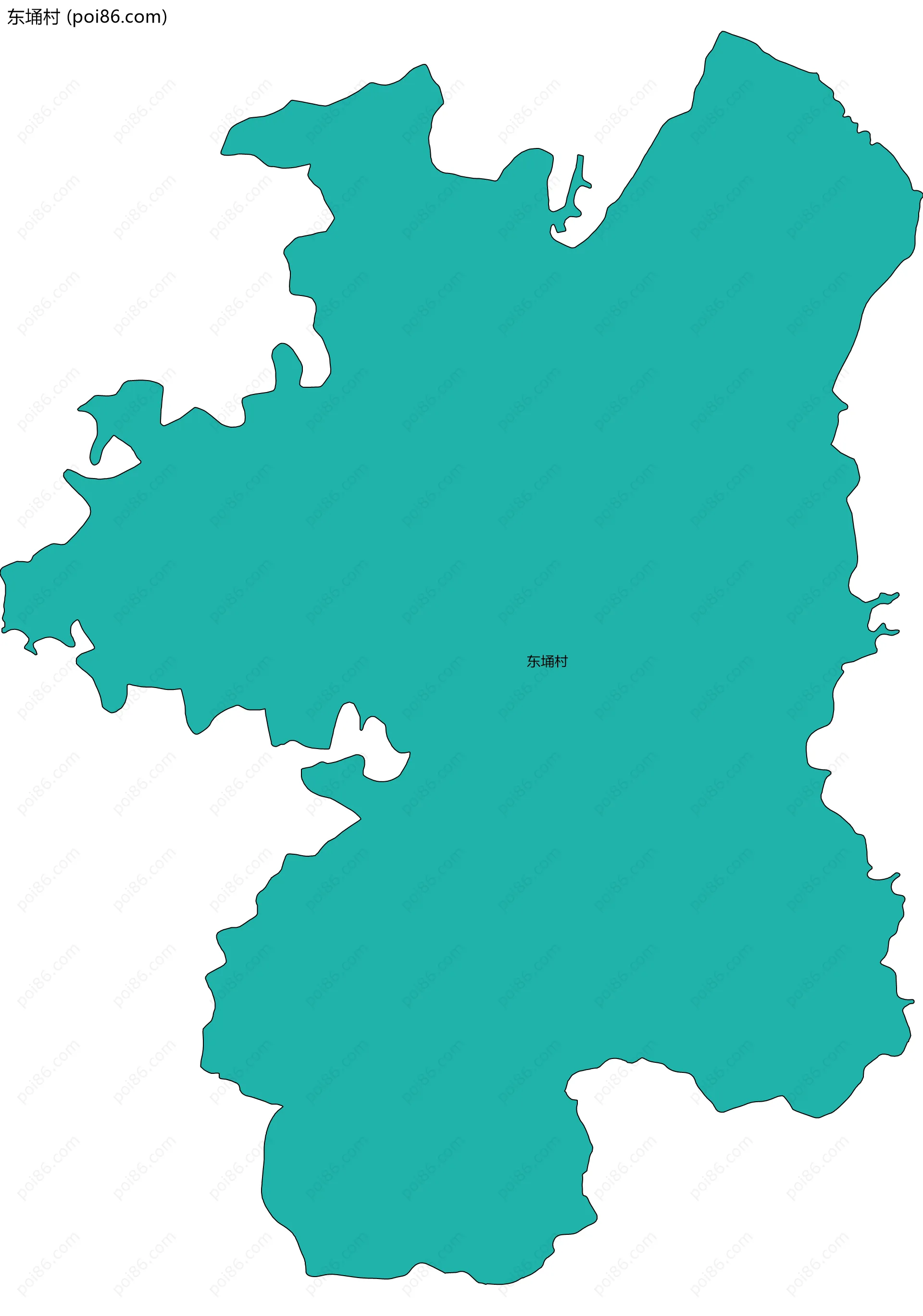 东埇村边界地图