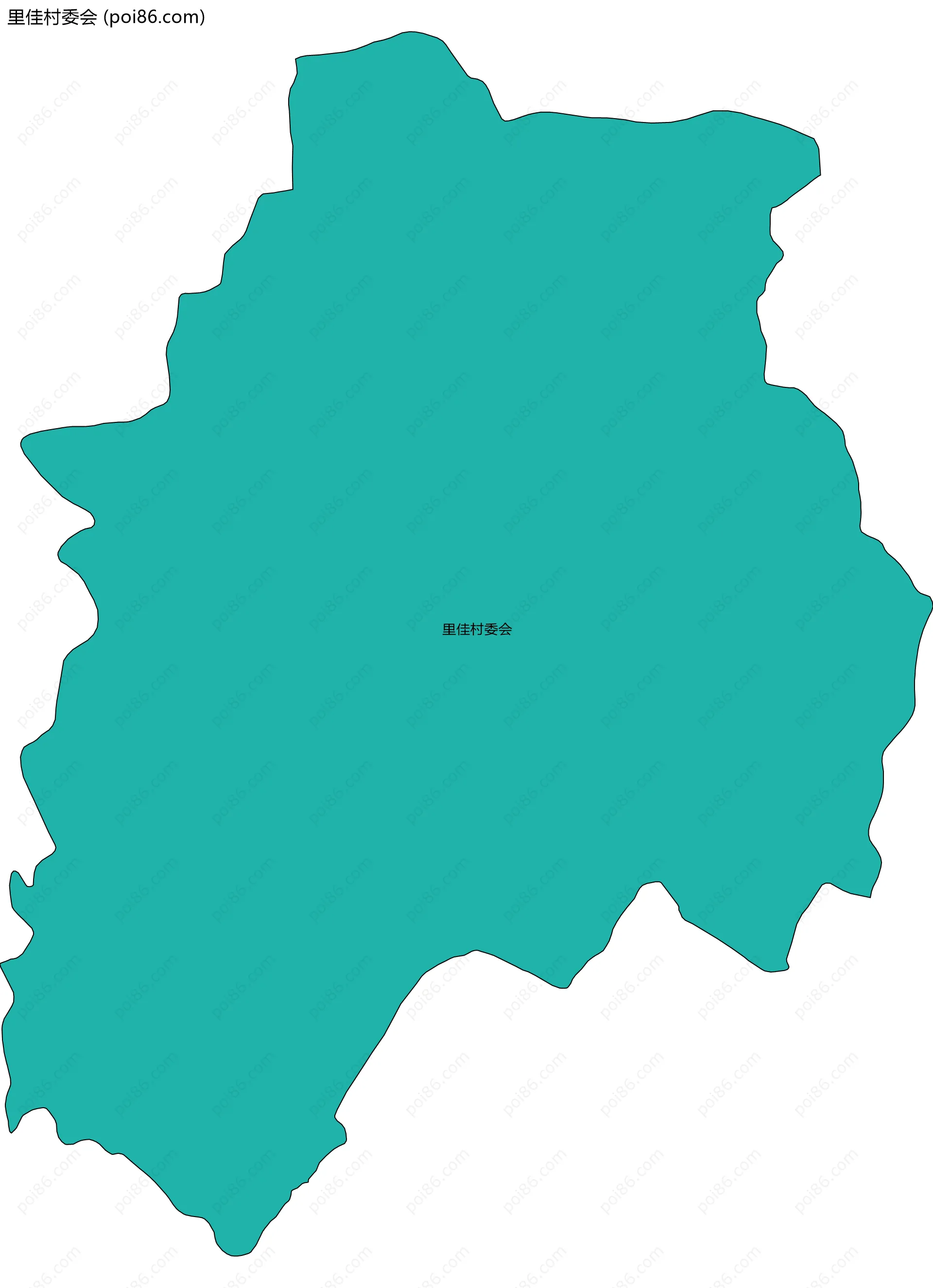 里佳村委会边界地图