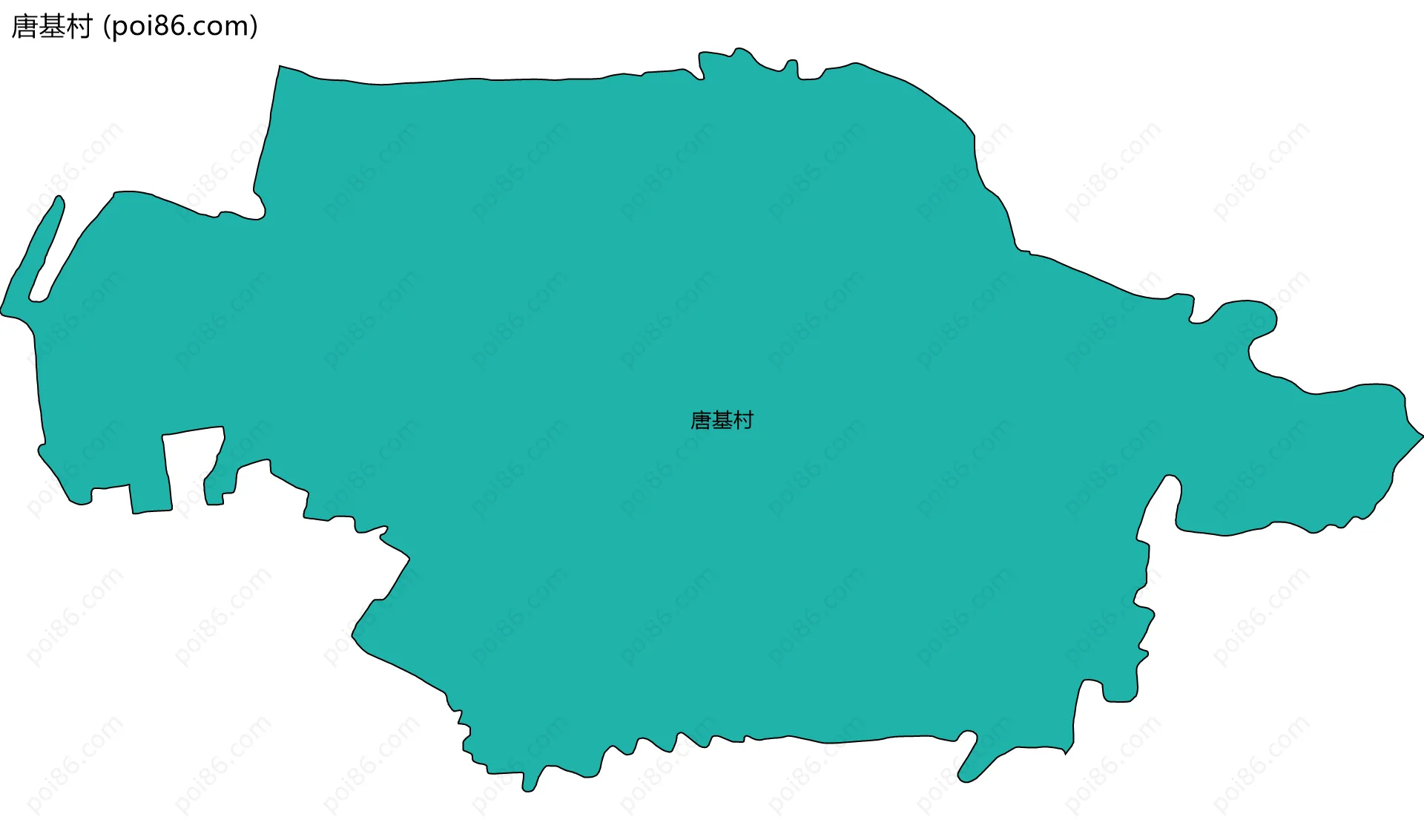 唐基村边界地图