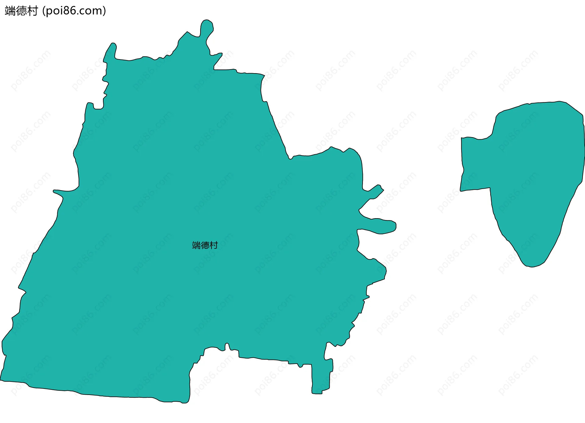 端德村边界地图