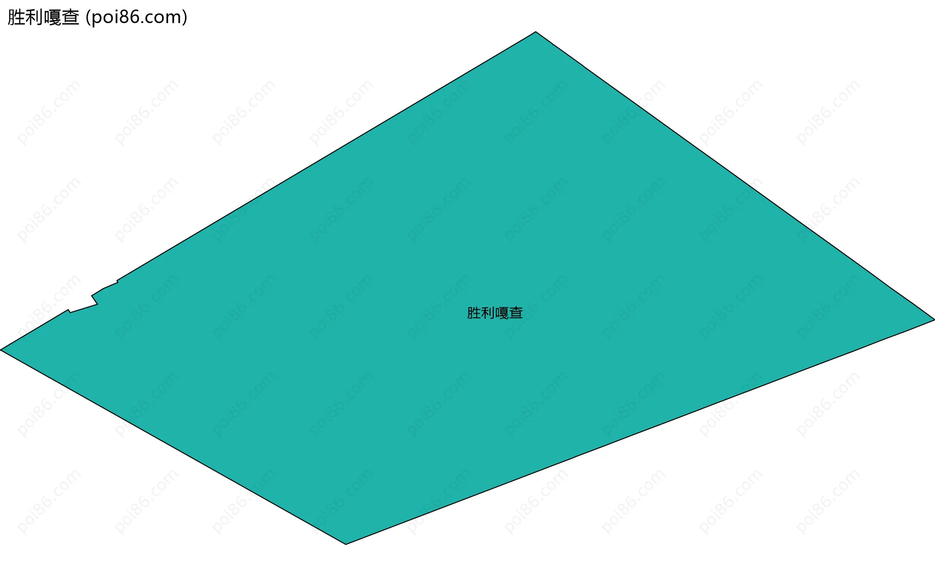 胜利嘎查边界地图