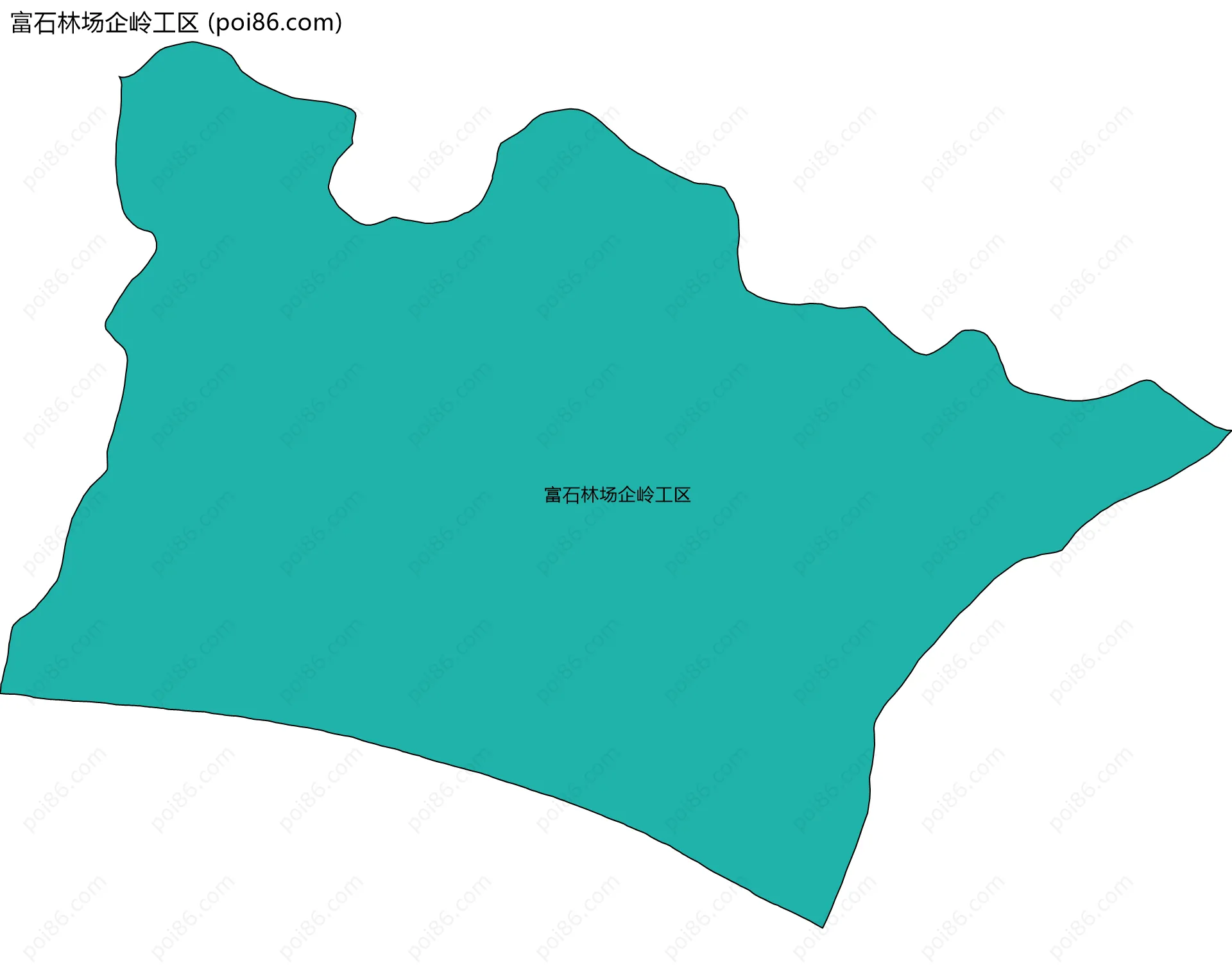 富石林场企岭工区边界地图