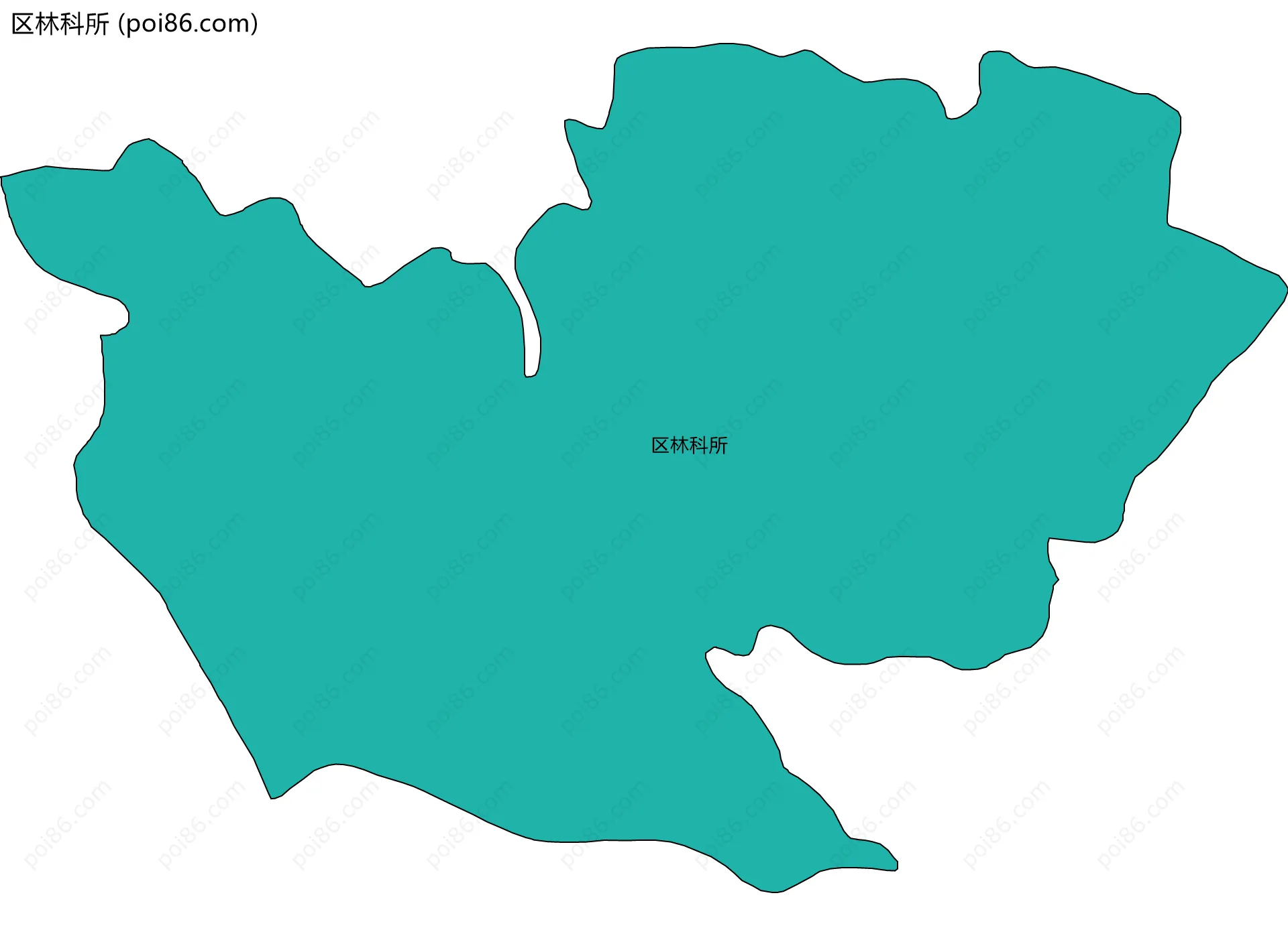 区林科所边界地图