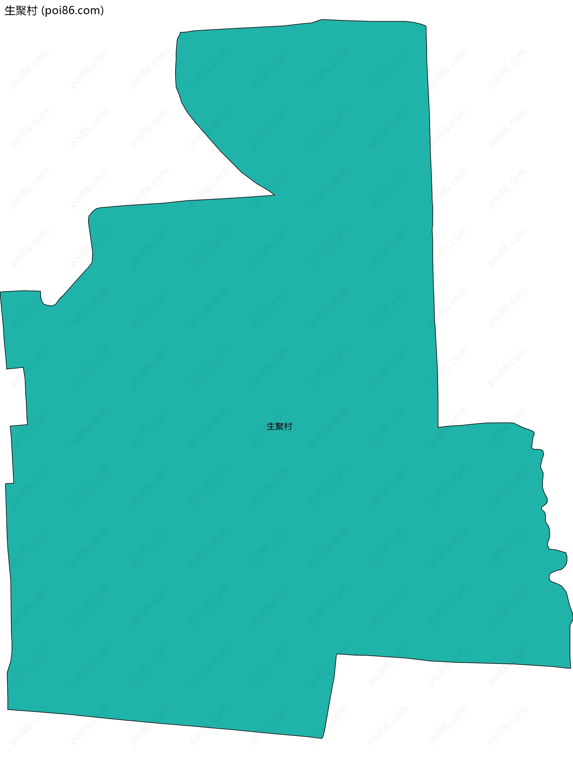 生聚村边界地图