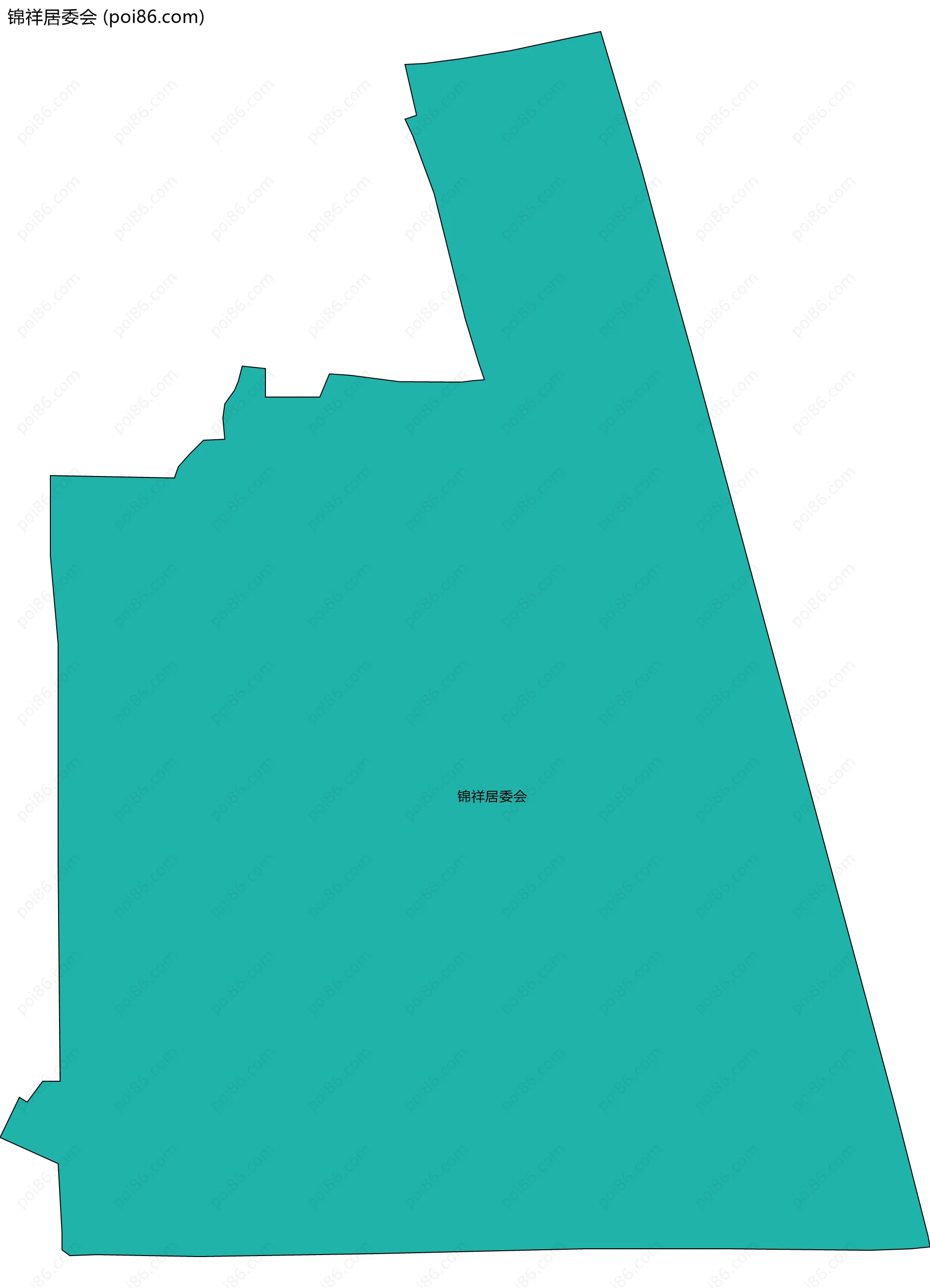 锦祥居委会边界地图