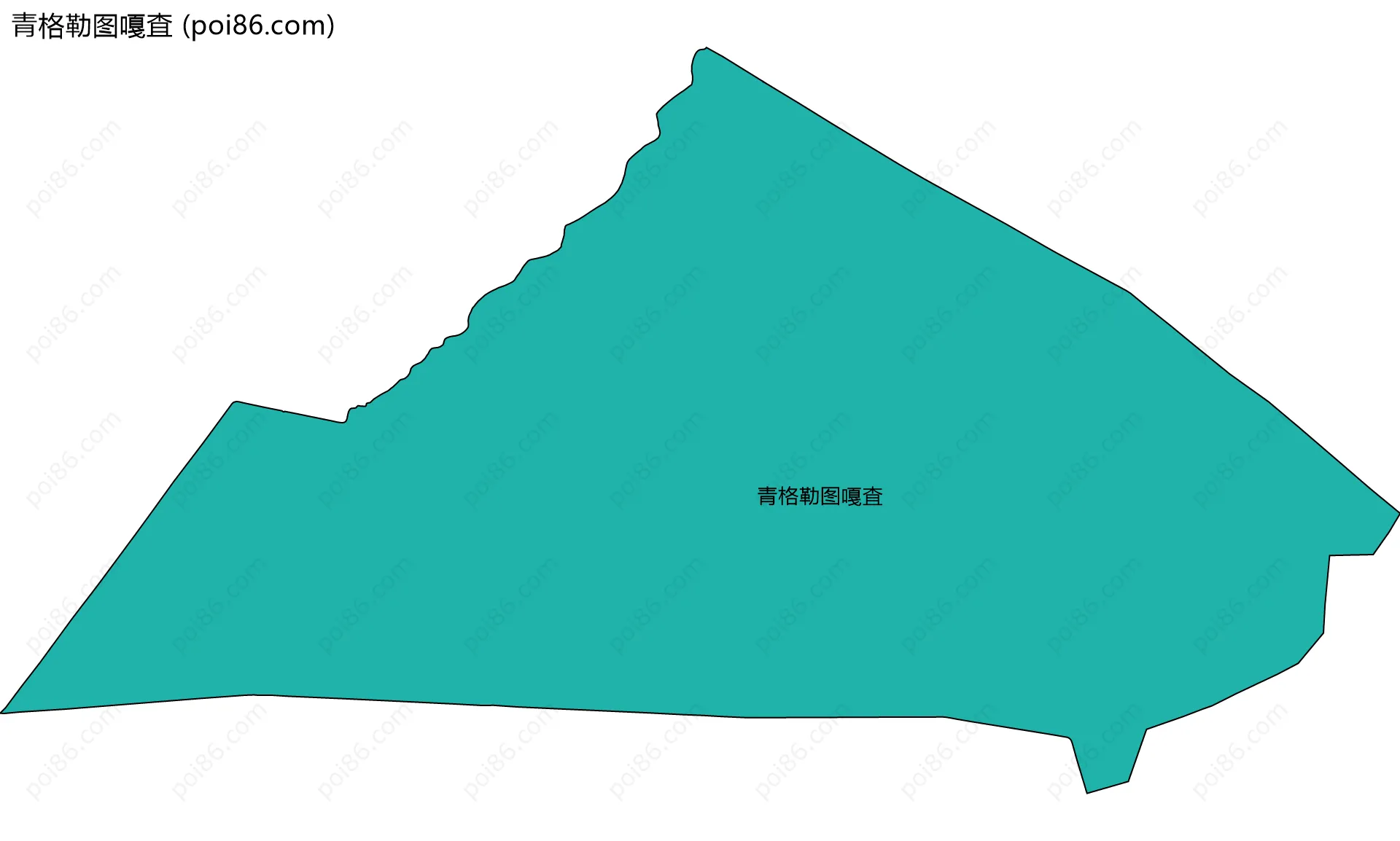 青格勒图嘎査边界地图