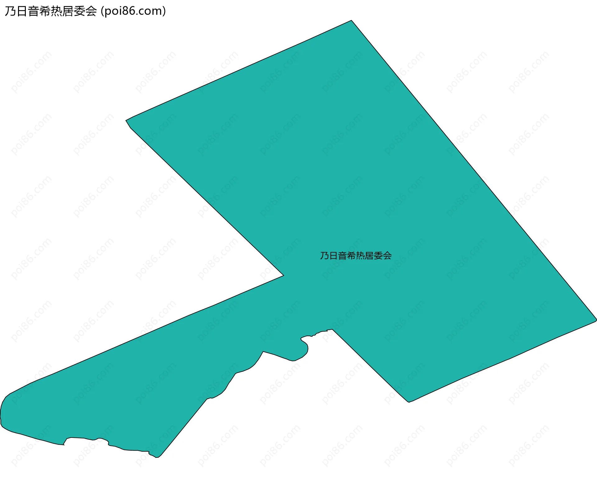 乃日音希热居委会边界地图