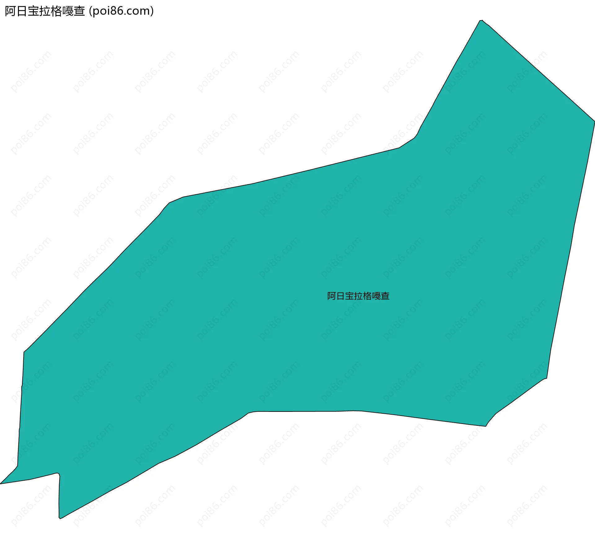 阿日宝拉格嘠查边界地图