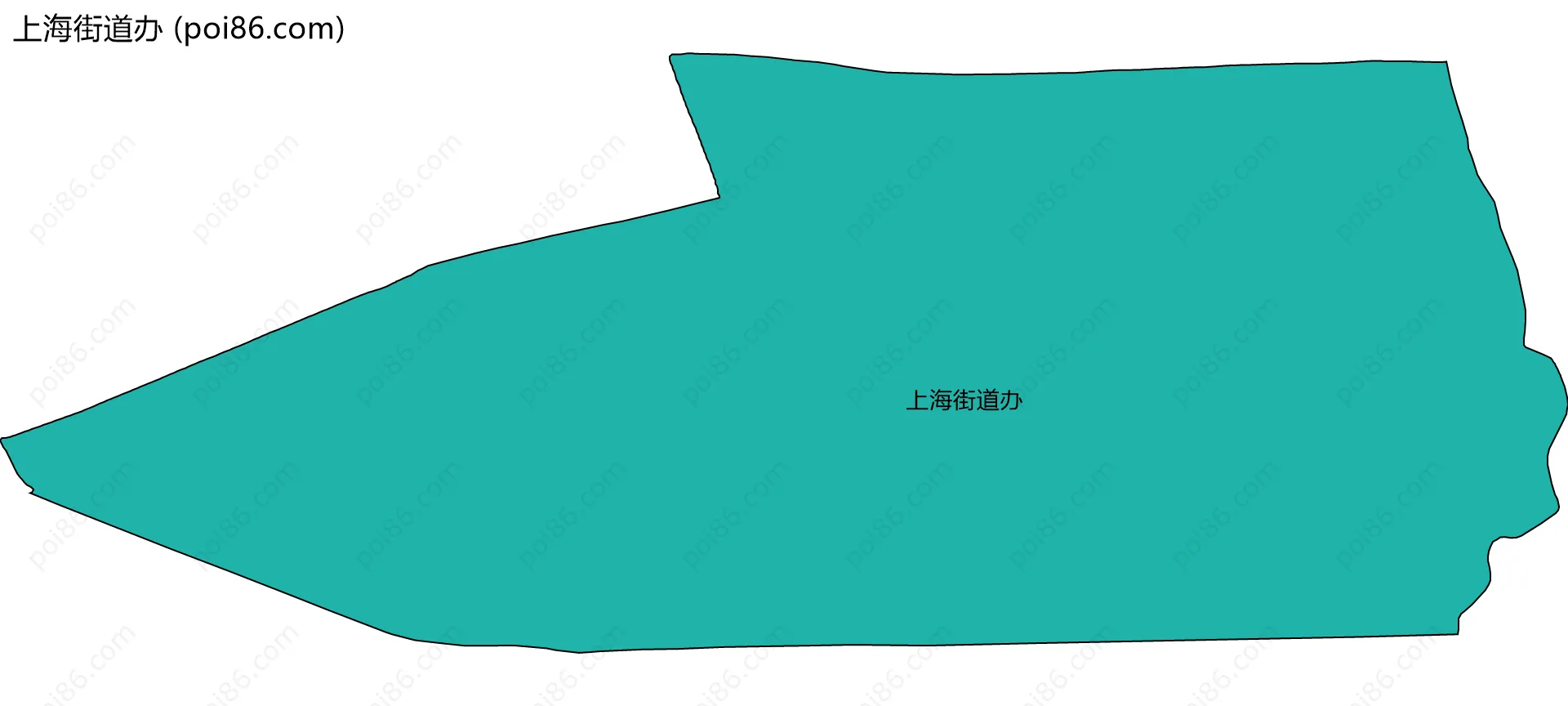 上海街道办边界地图