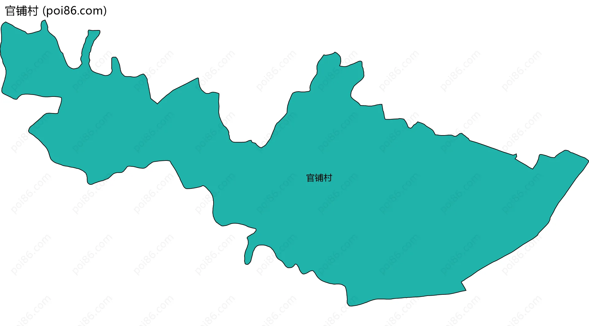 官铺村边界地图