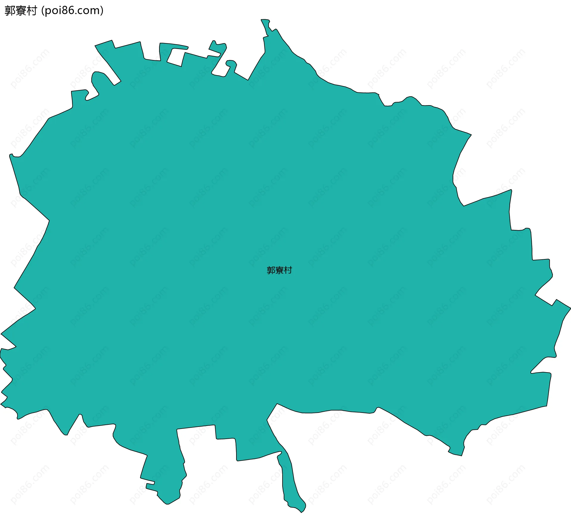 郭寮村边界地图