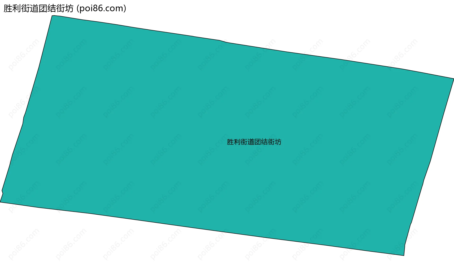 胜利街道团结街坊边界地图