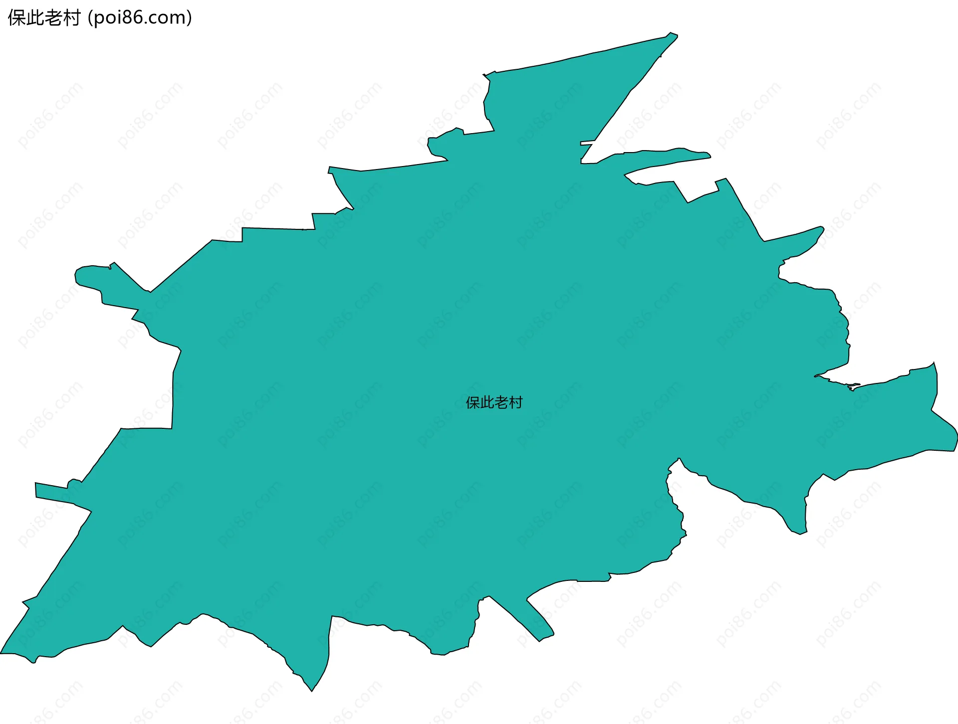 保此老村边界地图