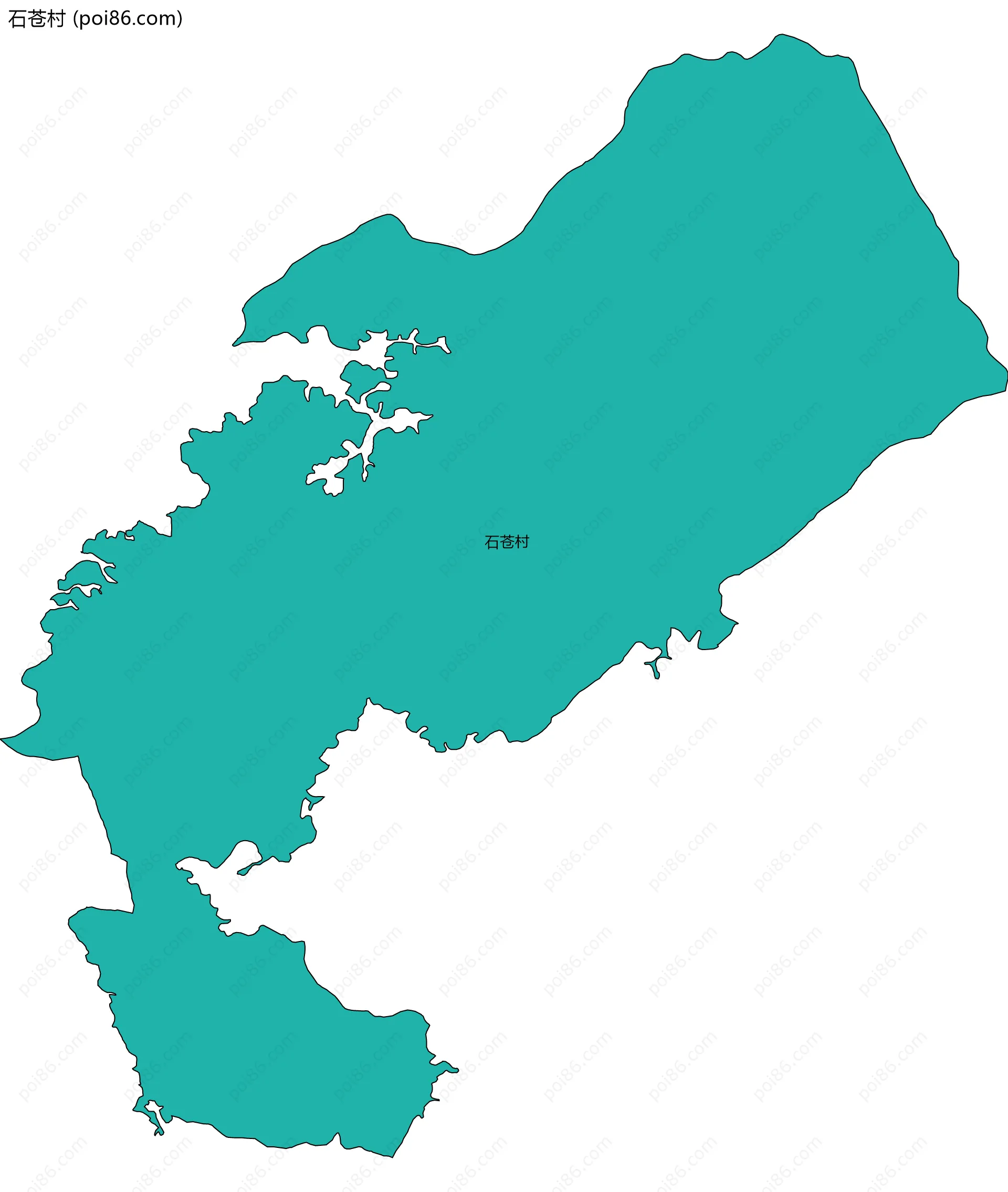 石苍村边界地图