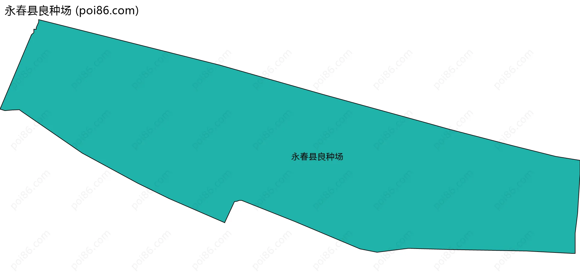 永春县良种场边界地图