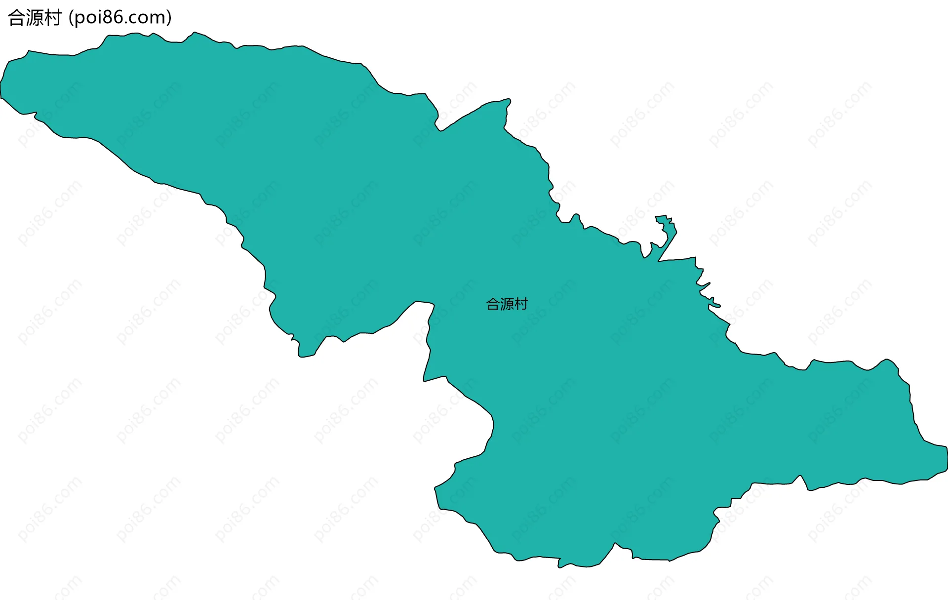 合源村边界地图