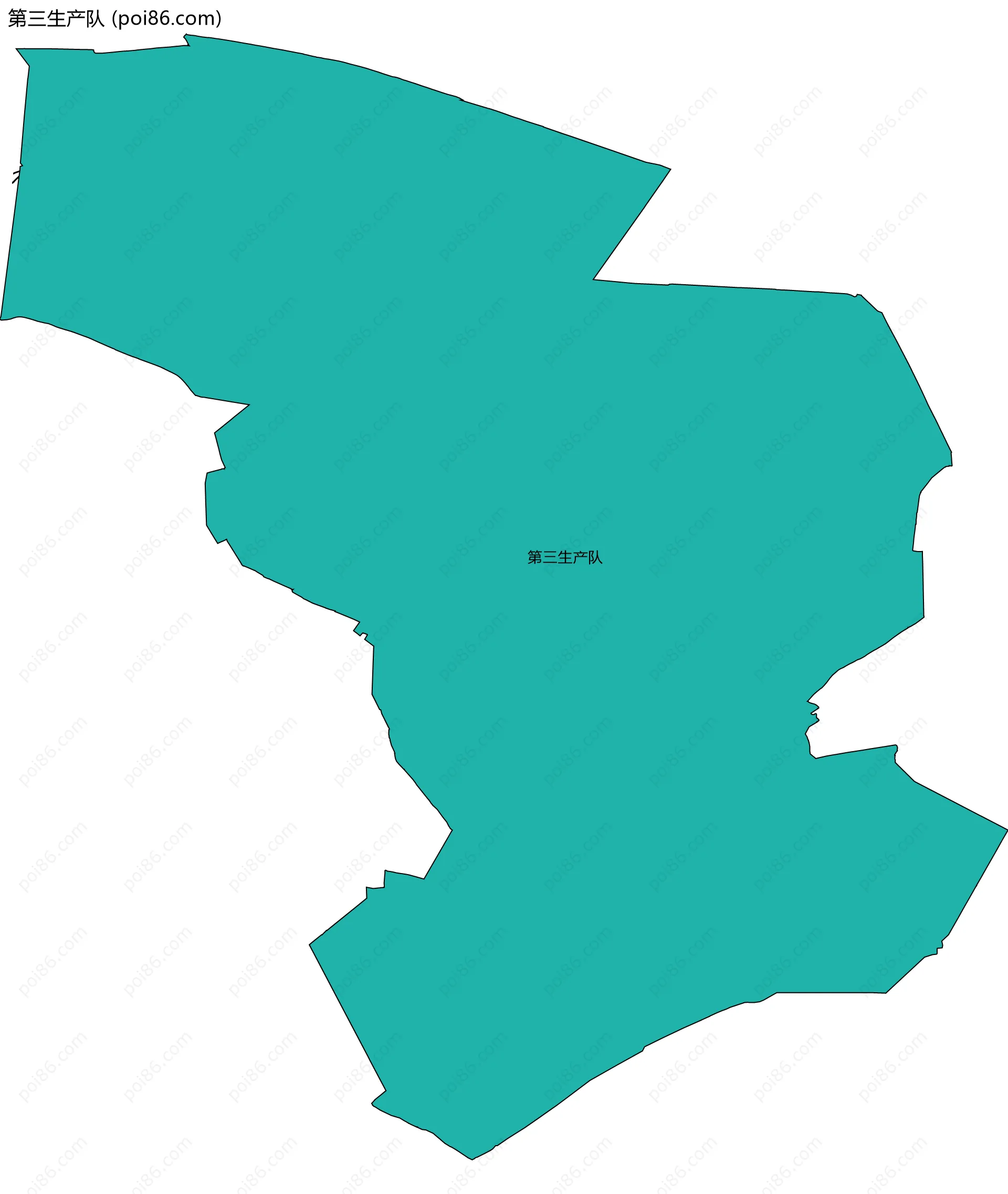 第三生产队边界地图