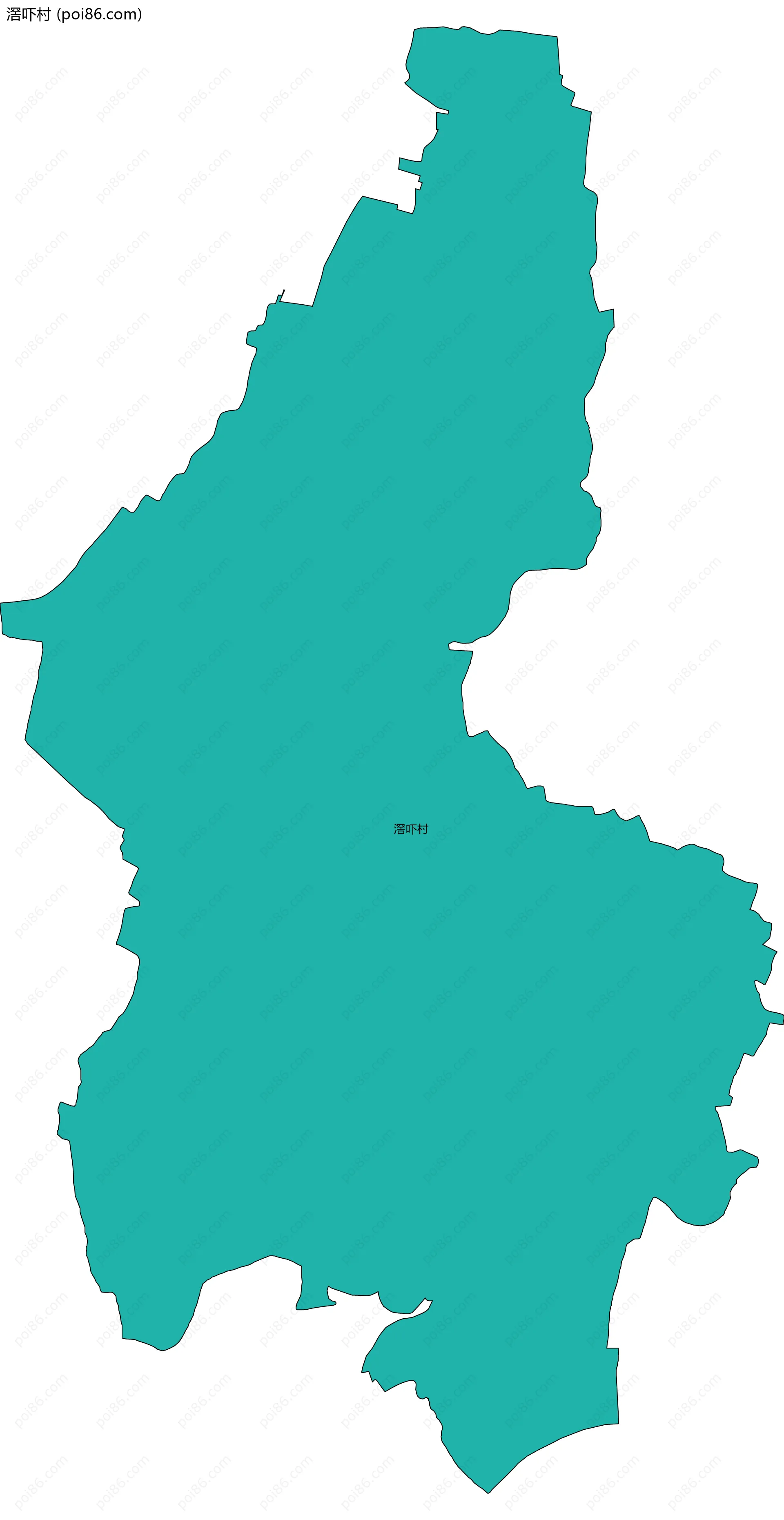 滘吓村边界地图