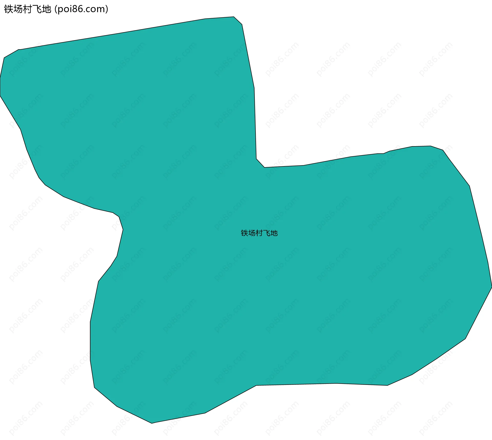 铁场村飞地边界地图