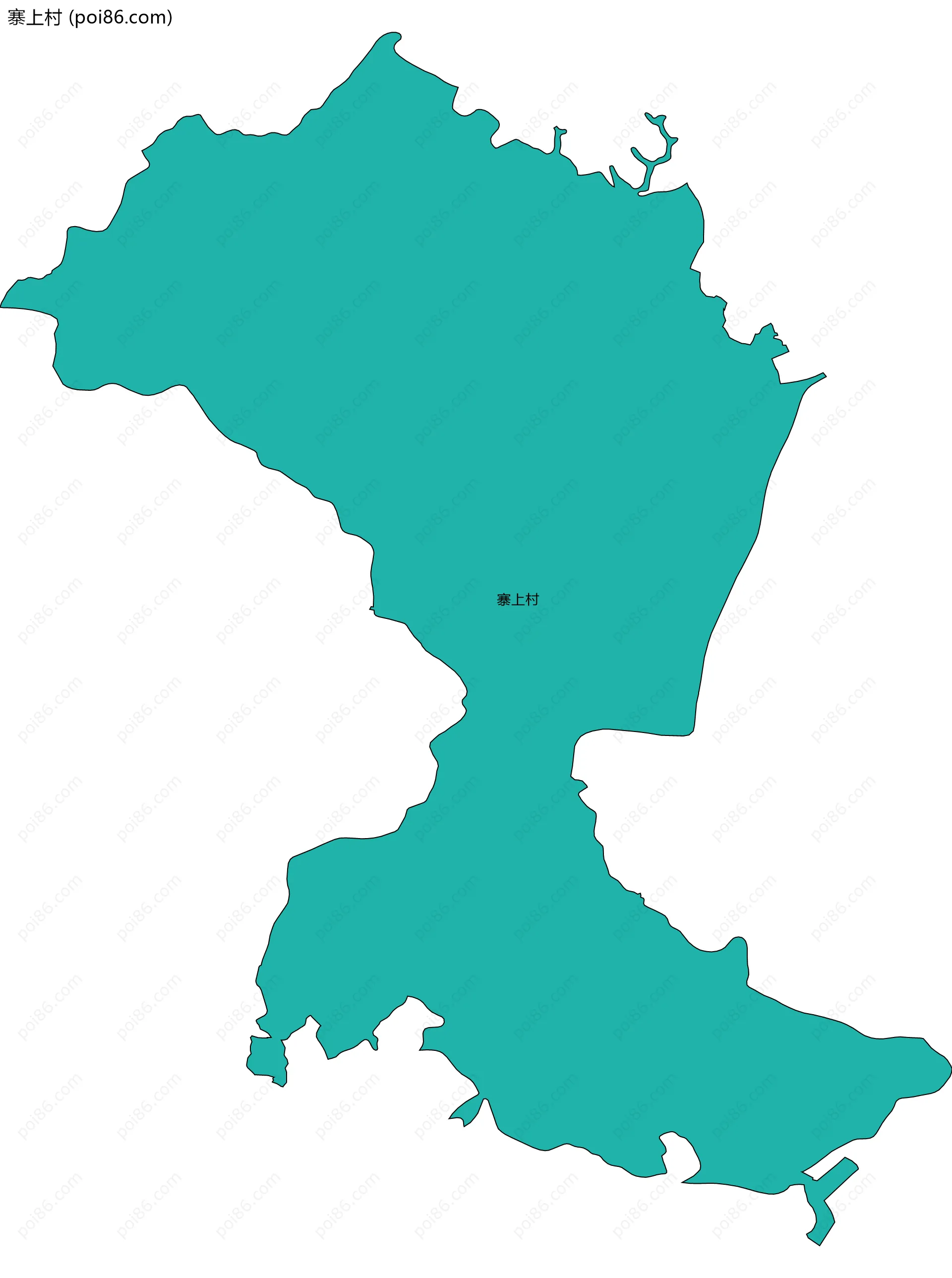 寨上村边界地图