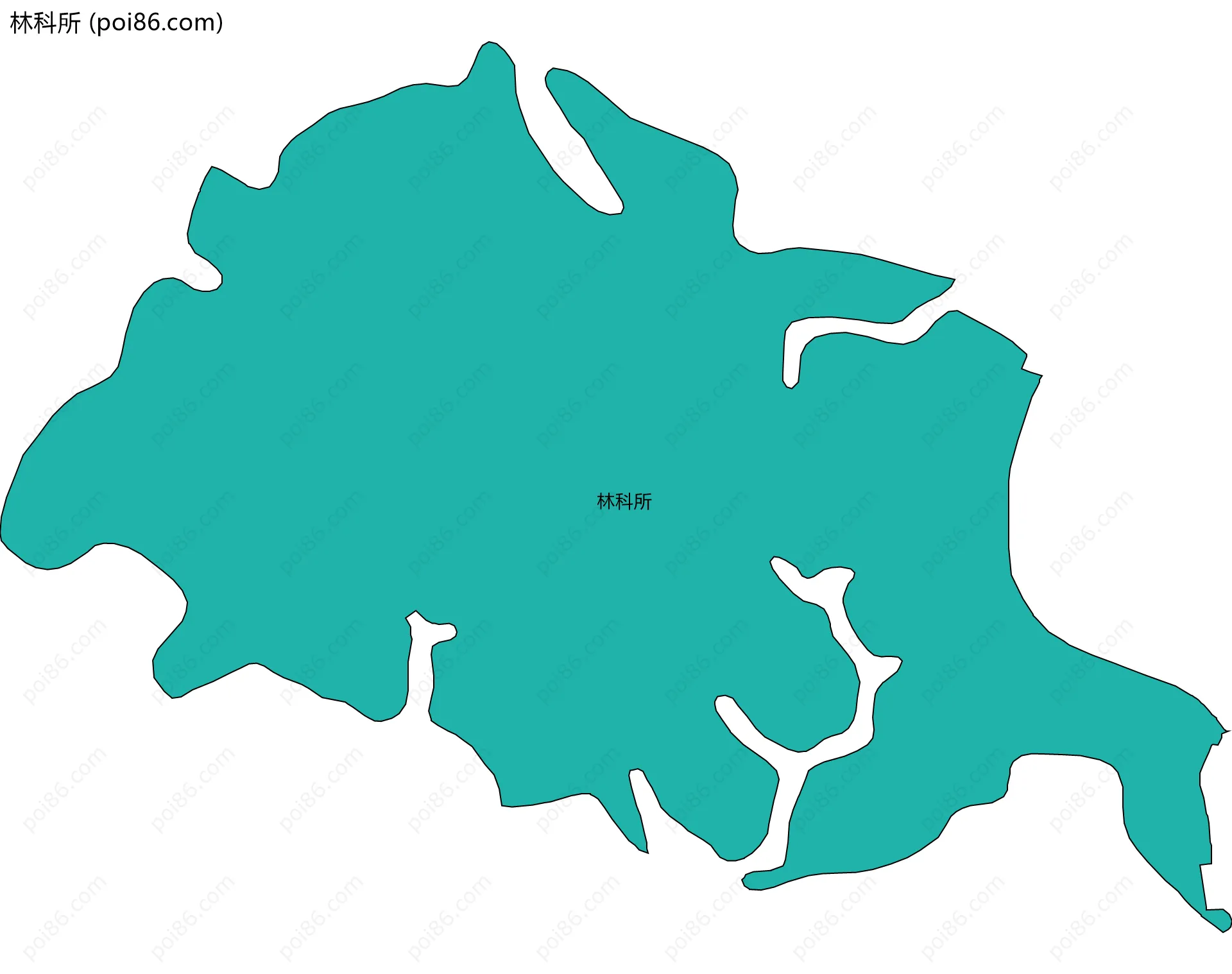 林科所边界地图