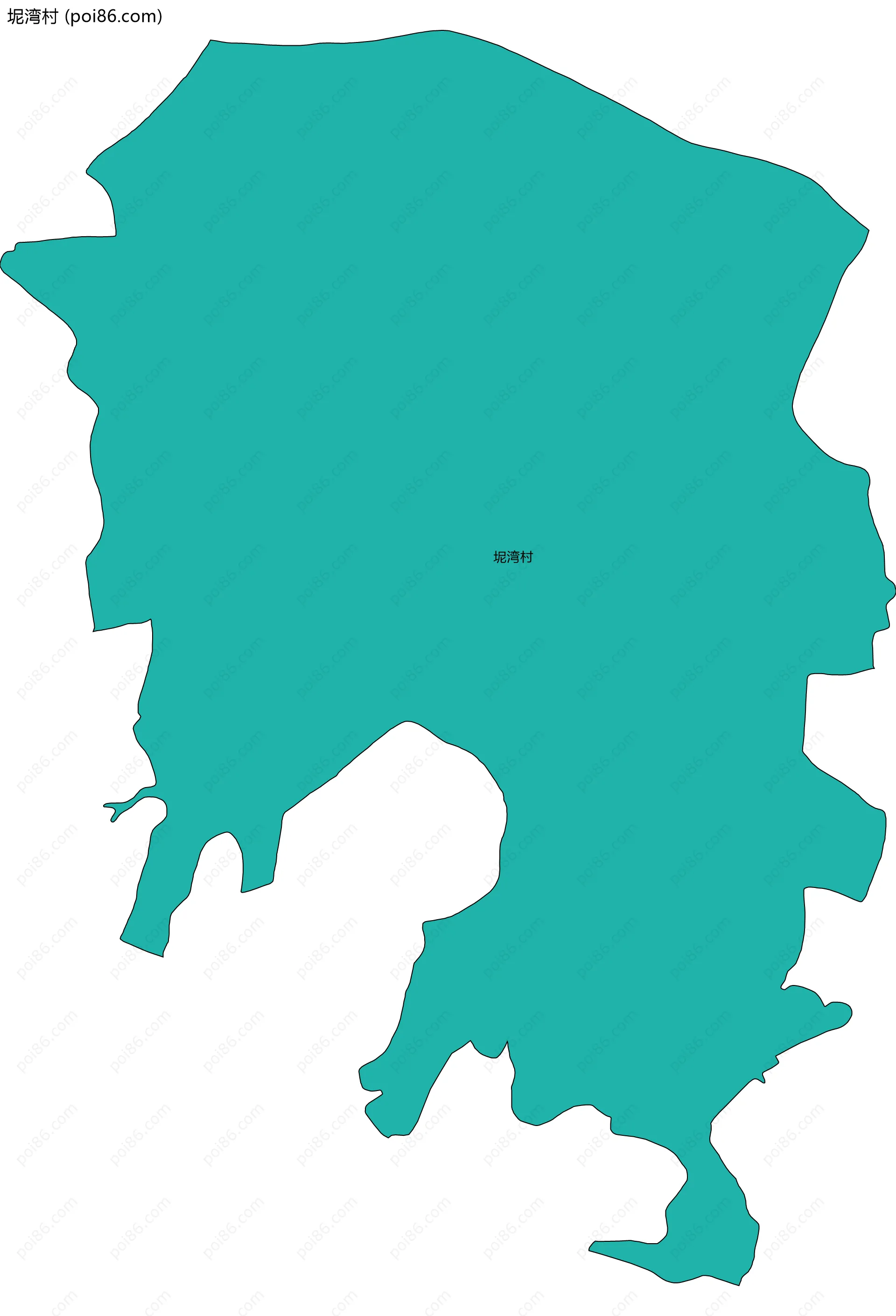 坭湾村边界地图