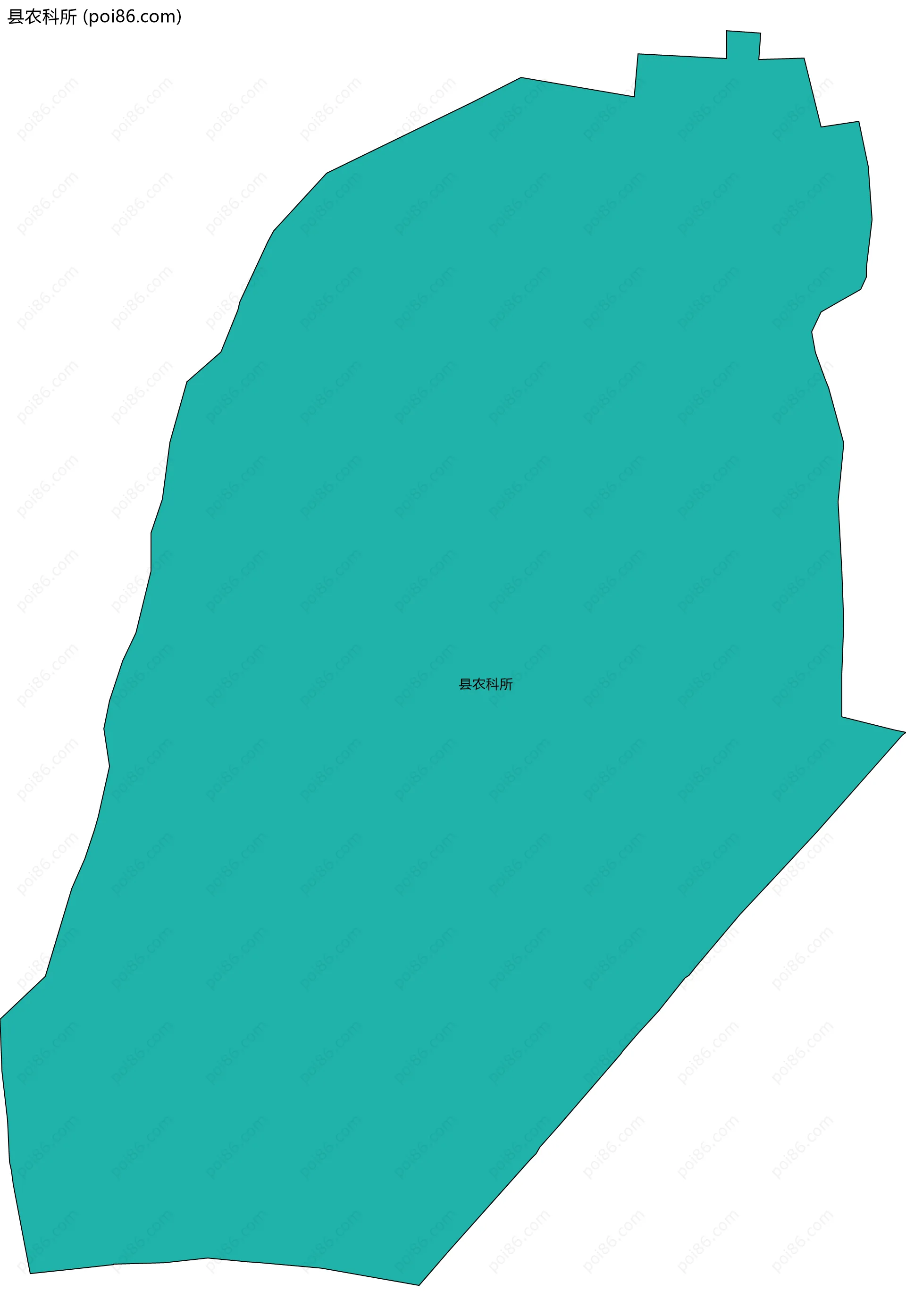 县农科所边界地图