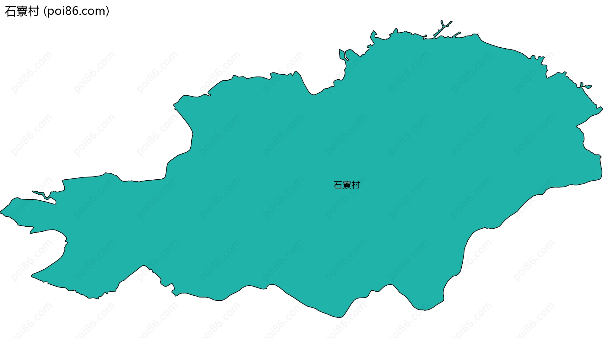 石寮村边界地图