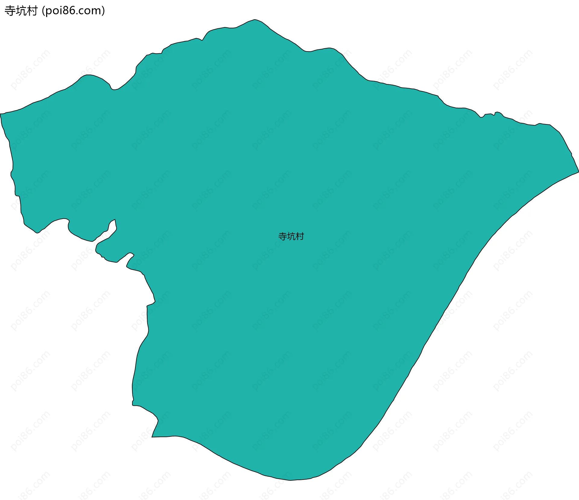 寺坑村边界地图