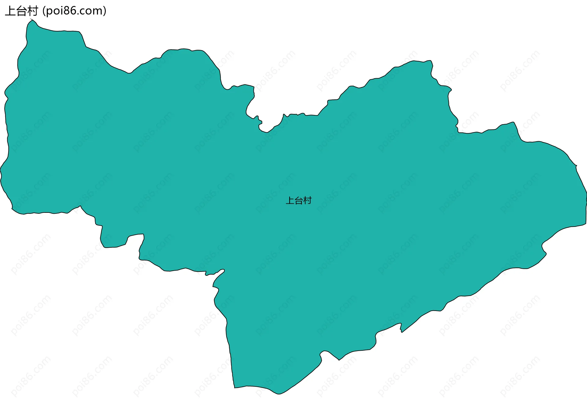 上台村边界地图