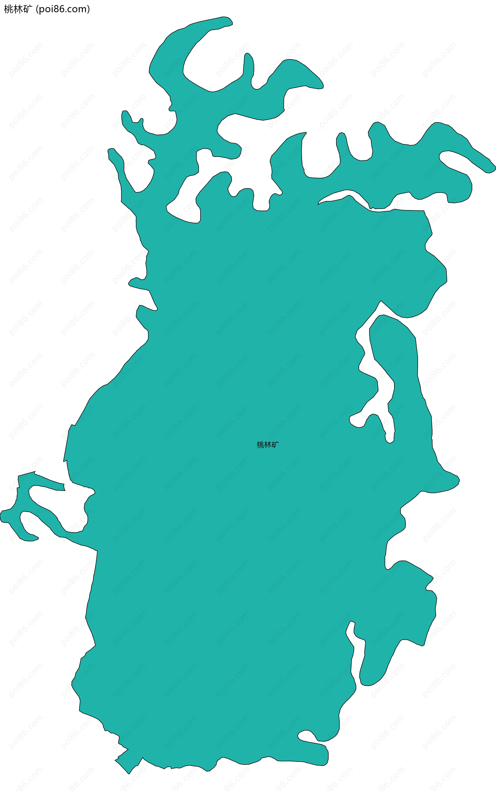 桃林矿边界地图