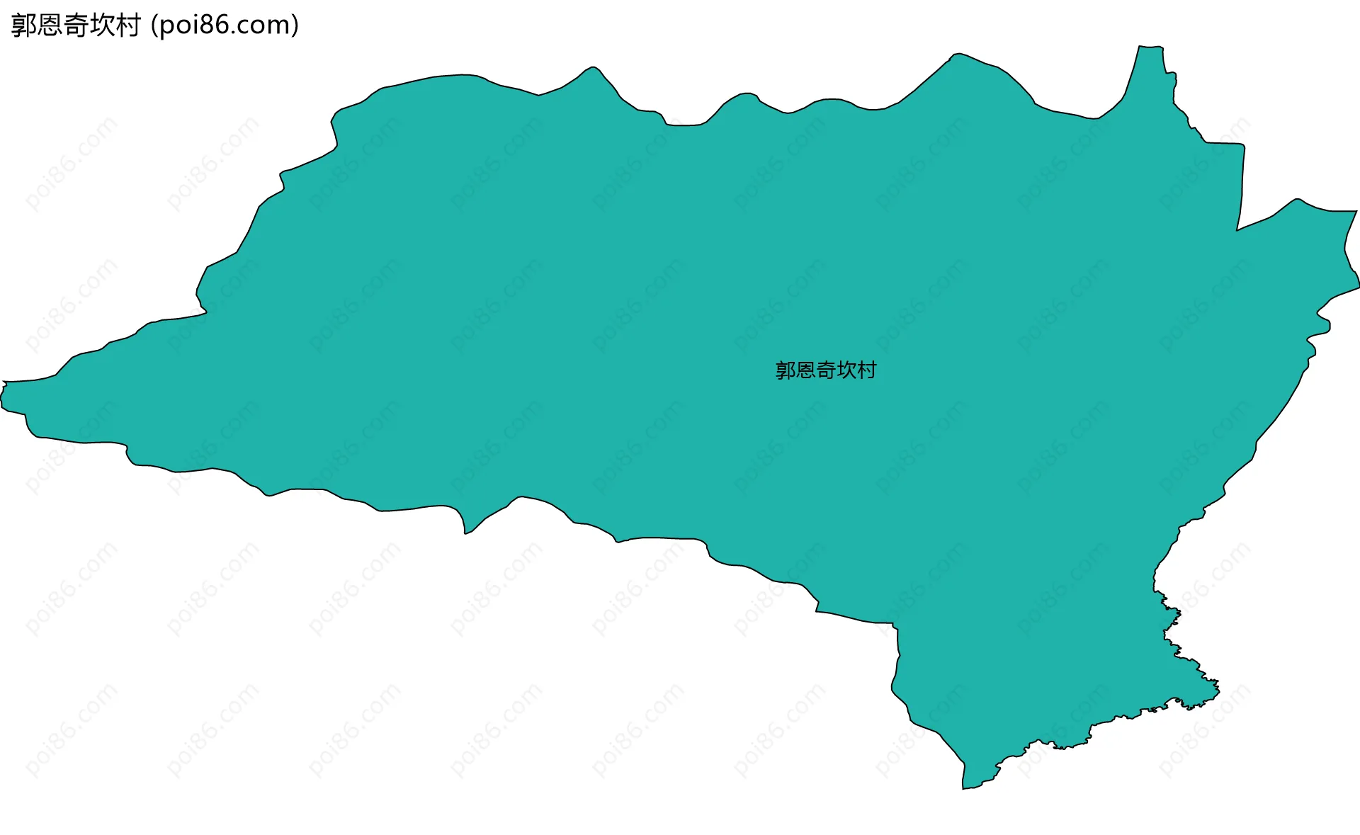 郭恩奇坎村边界地图