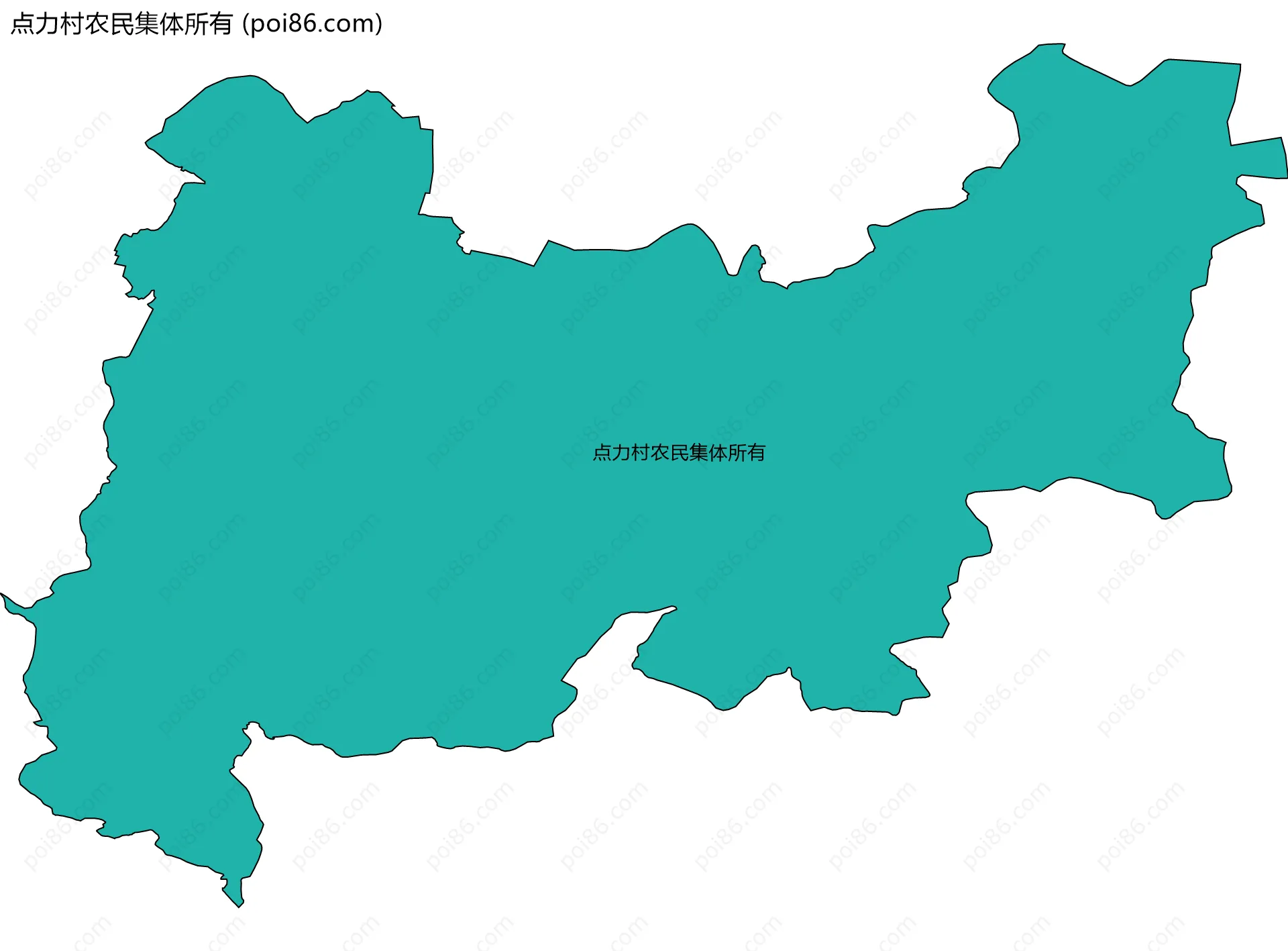 点力村农民集体所有边界地图