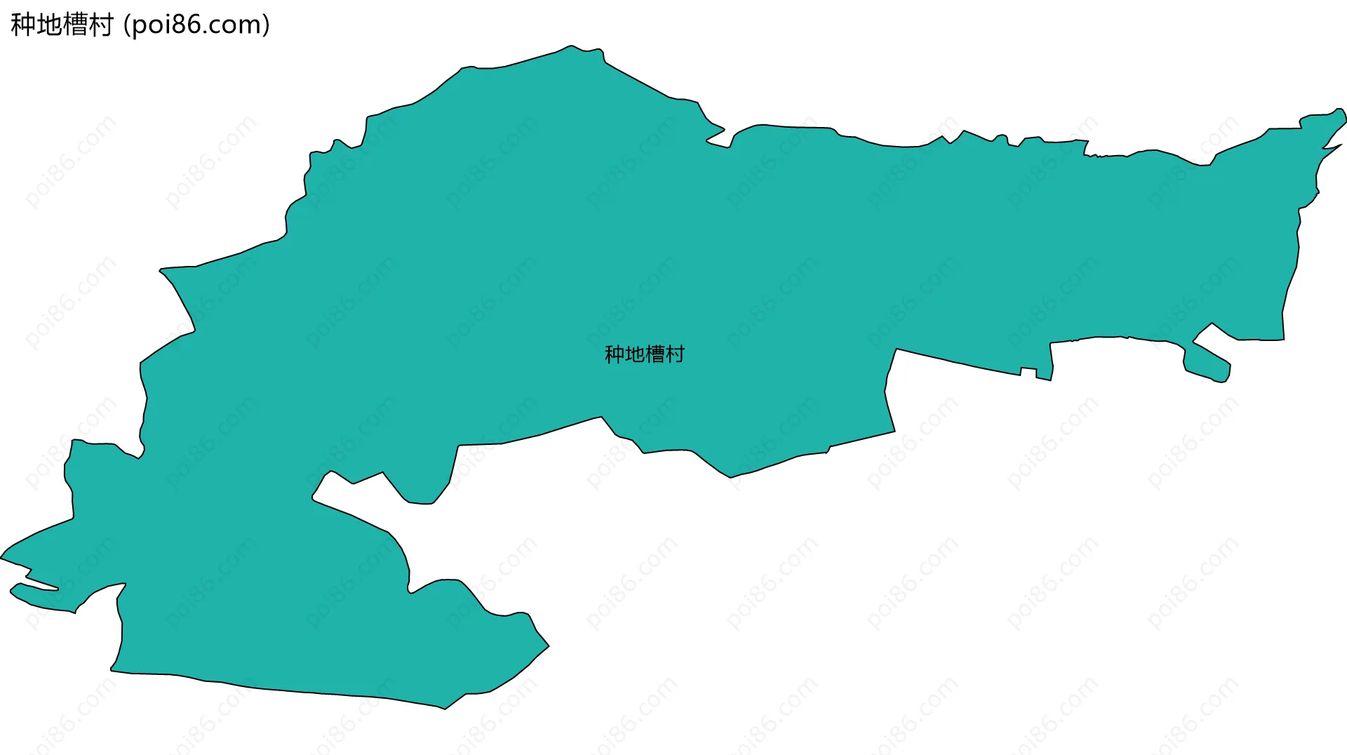 种地槽村边界地图