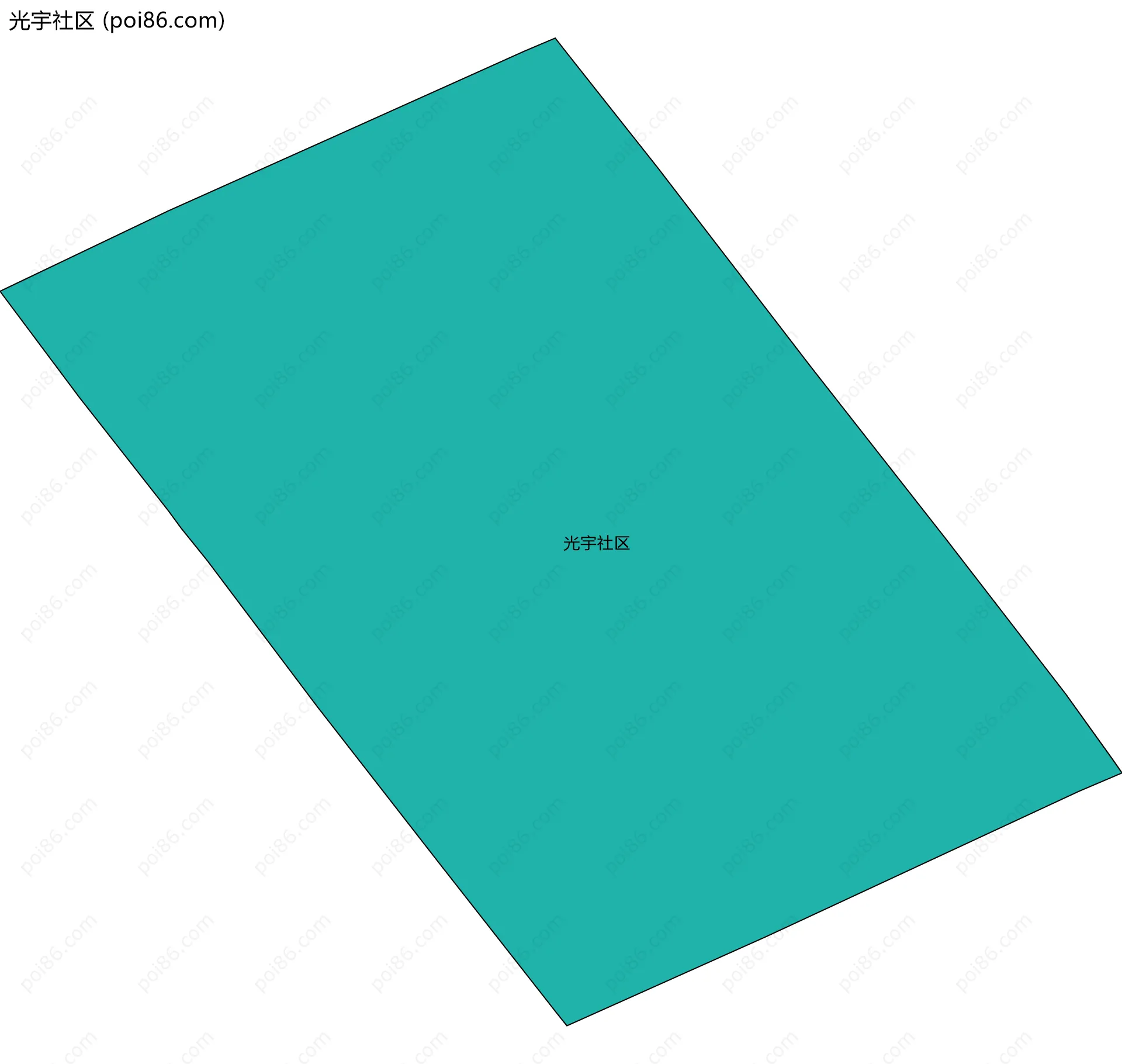 光宇社区边界地图