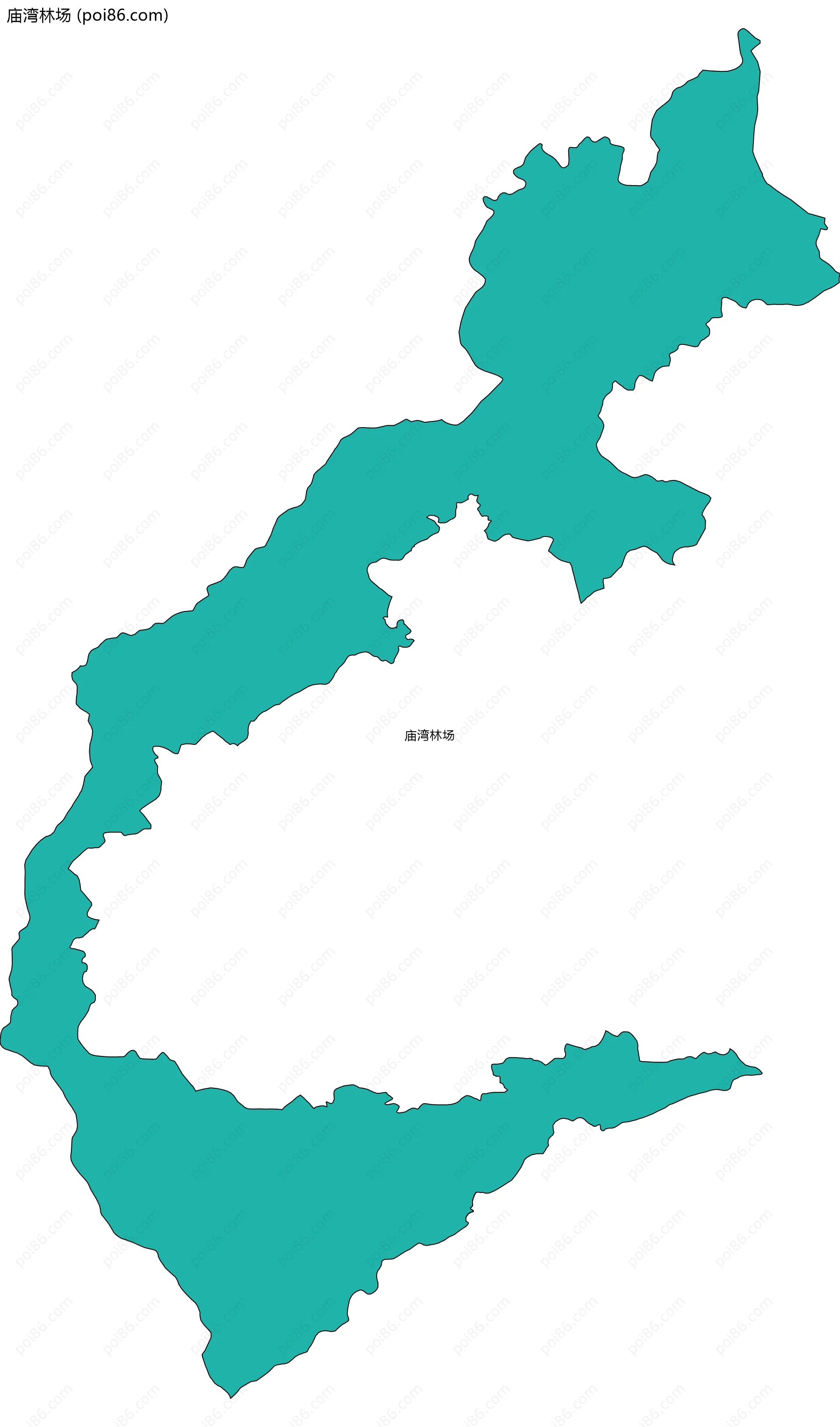 庙湾林场边界地图