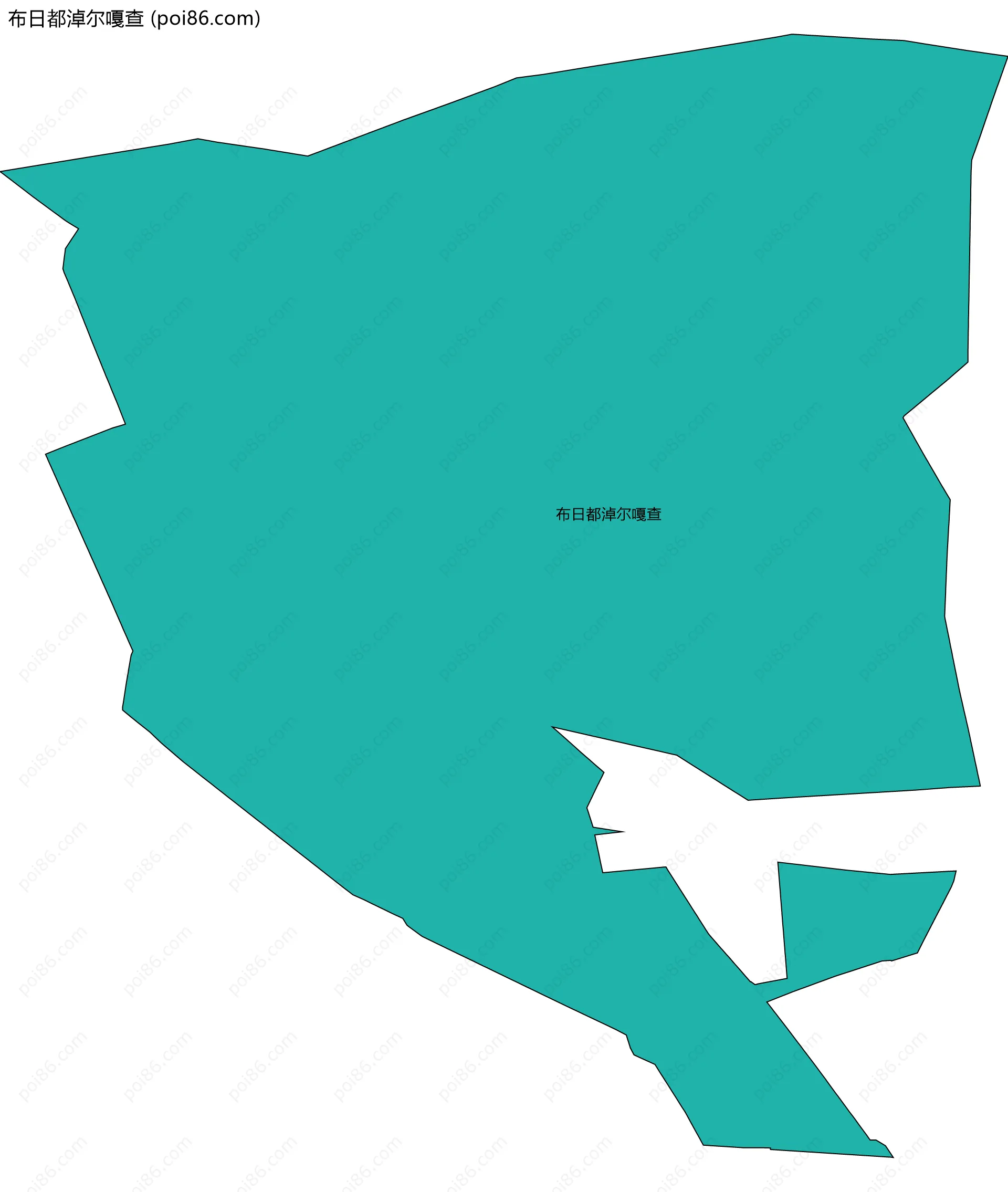 布日都淖尔嘎查边界地图