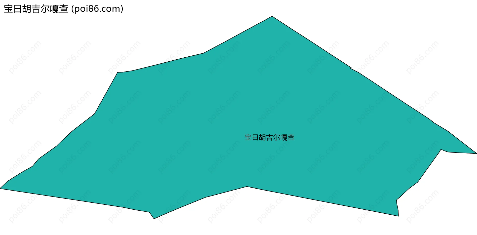 宝日胡吉尔嘎查边界地图