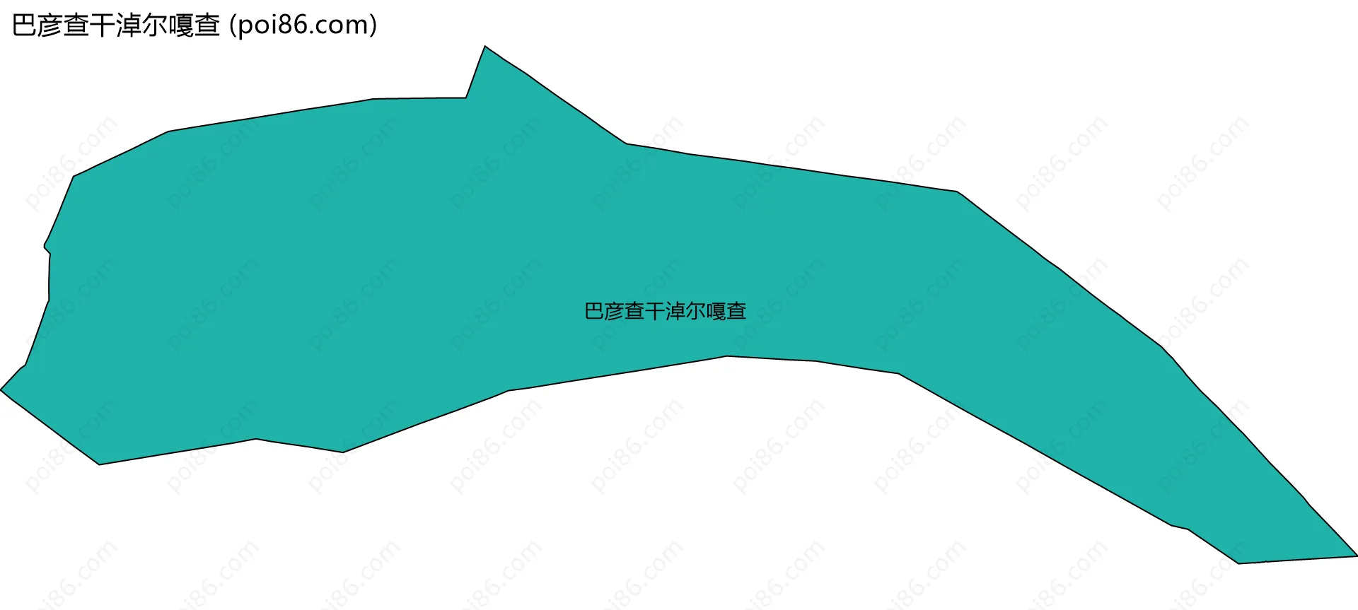 巴彦查干淖尔嘎查边界地图