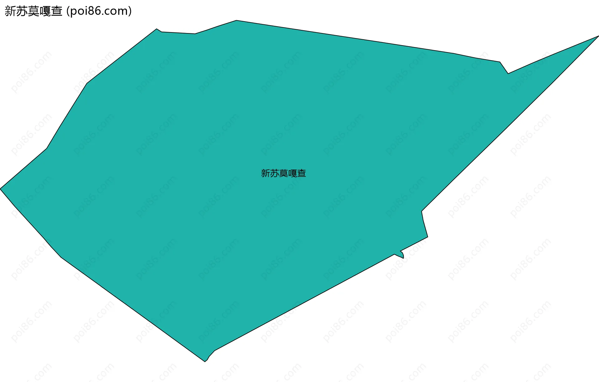 新苏莫嘎查边界地图